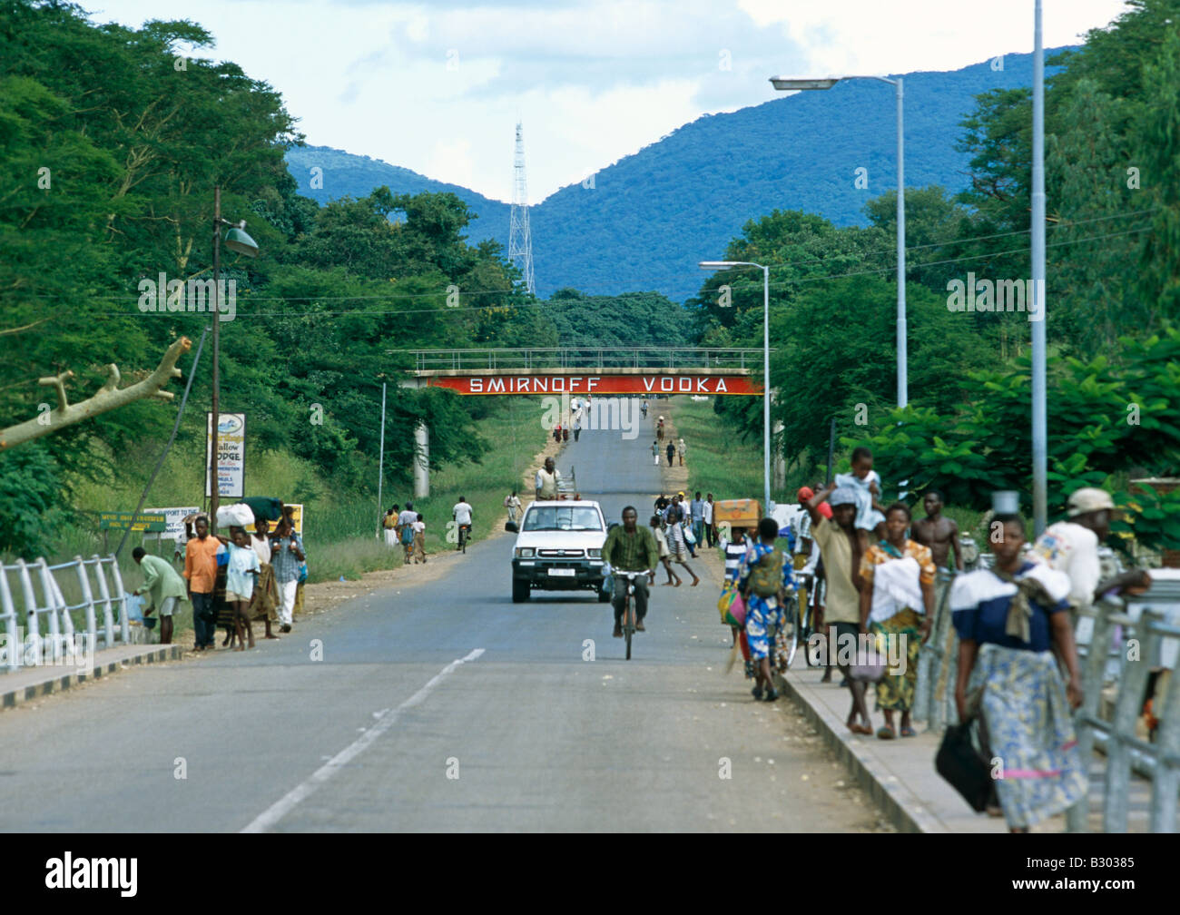 Rural scene in Malawi Stock Photo Alamy