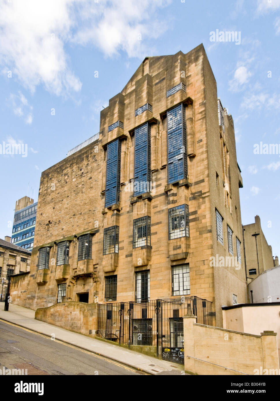 Charles Rennie Mackintosh designed Glasgow School of Art in Renfrew