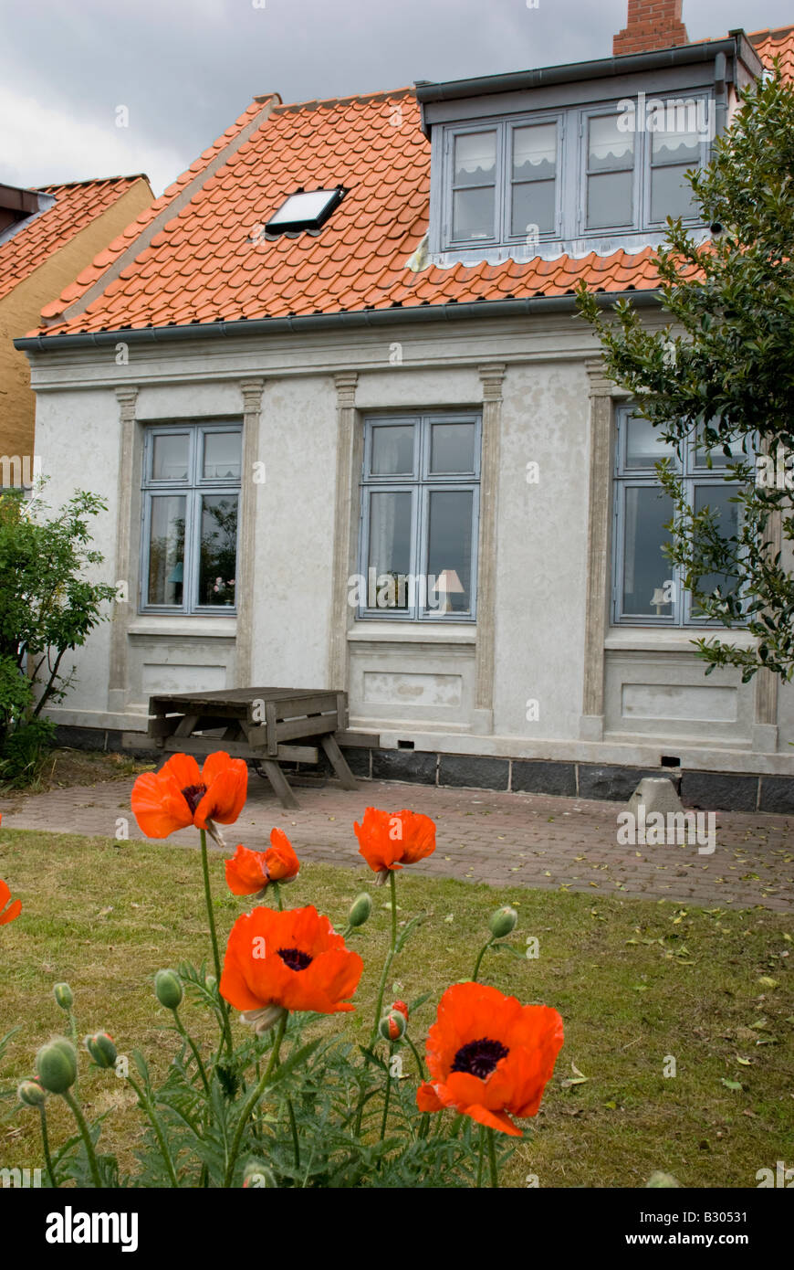 House Ronne Bornholm Denmark Stock Photo Alamy