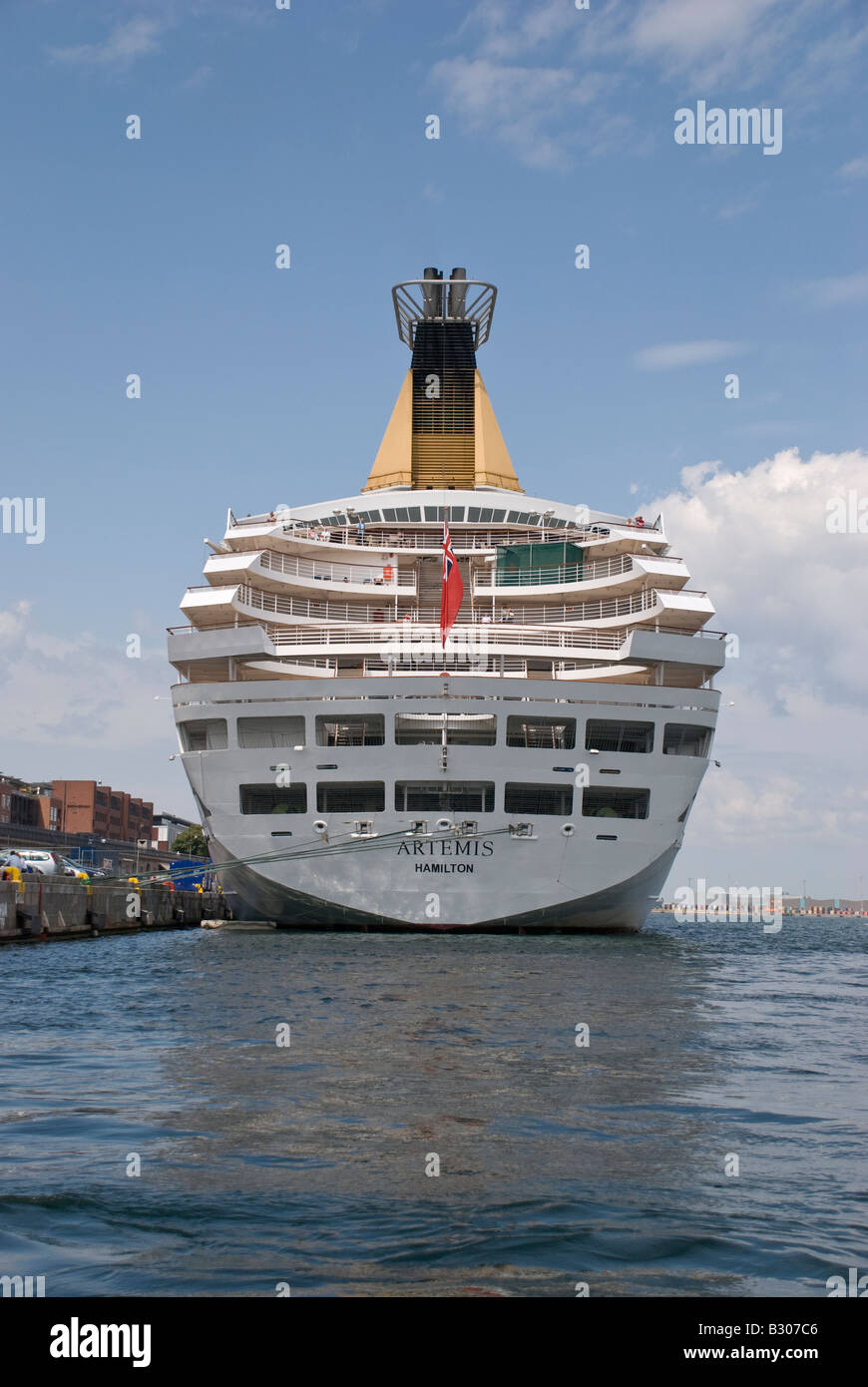 P O Ship Artemis In Copenhagen Stock Photo Alamy