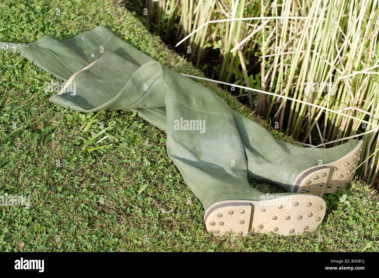 Wading boots Stock Photo