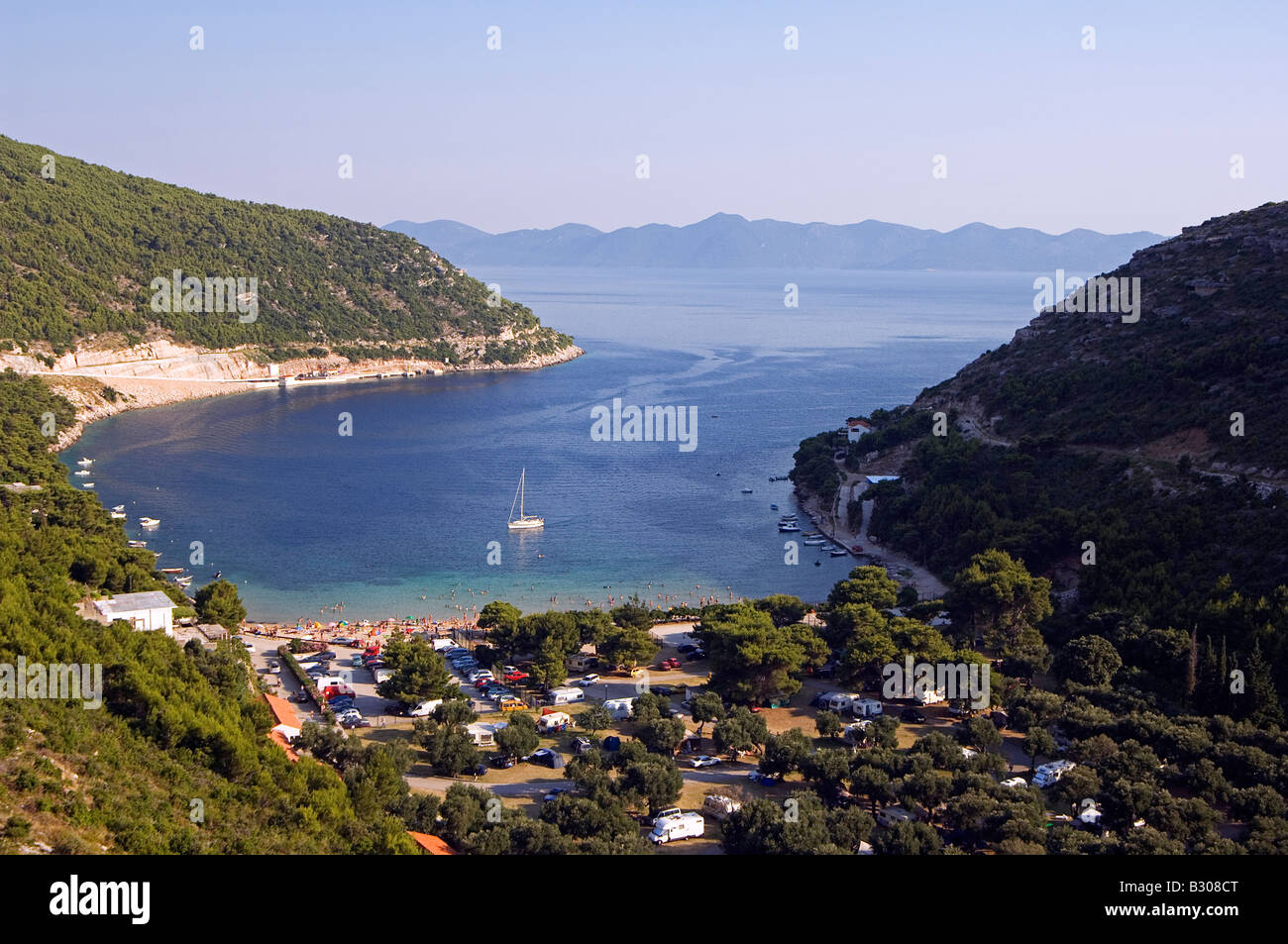 Croatia, Dalmatia Coast, Horseshoe Bay. Dalmatia Coast, Bayside
