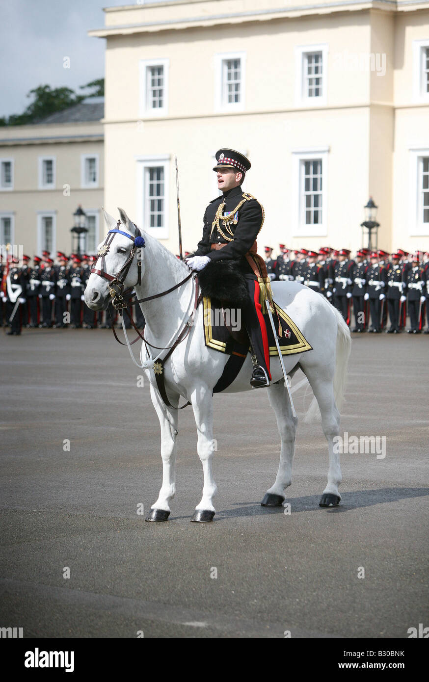 Passing out parade at Sandhurst also known as tehe Sovereign's Parade Stock Photo