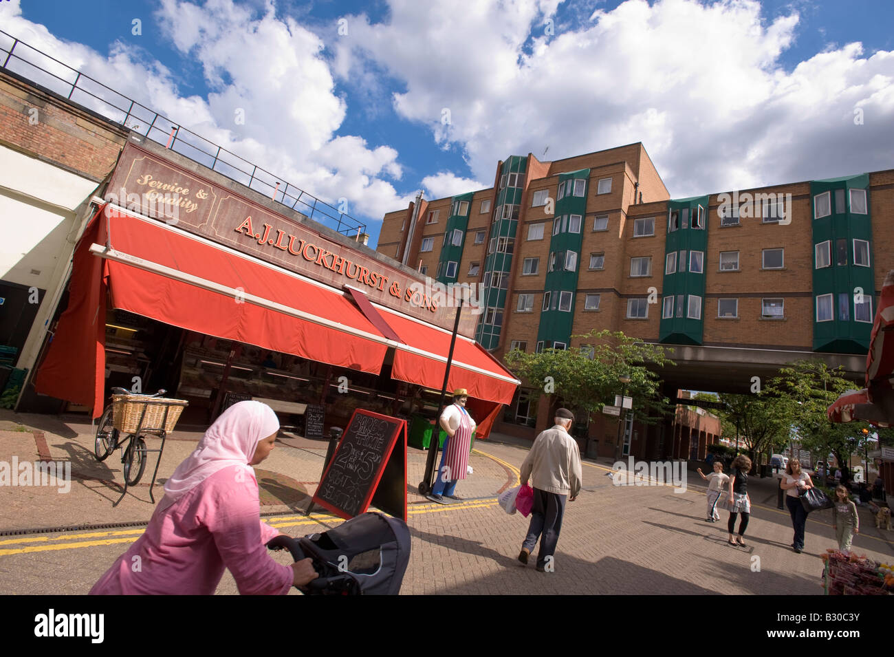 Shop in side street West Ealing W5 London United Kingdom Stock Photo