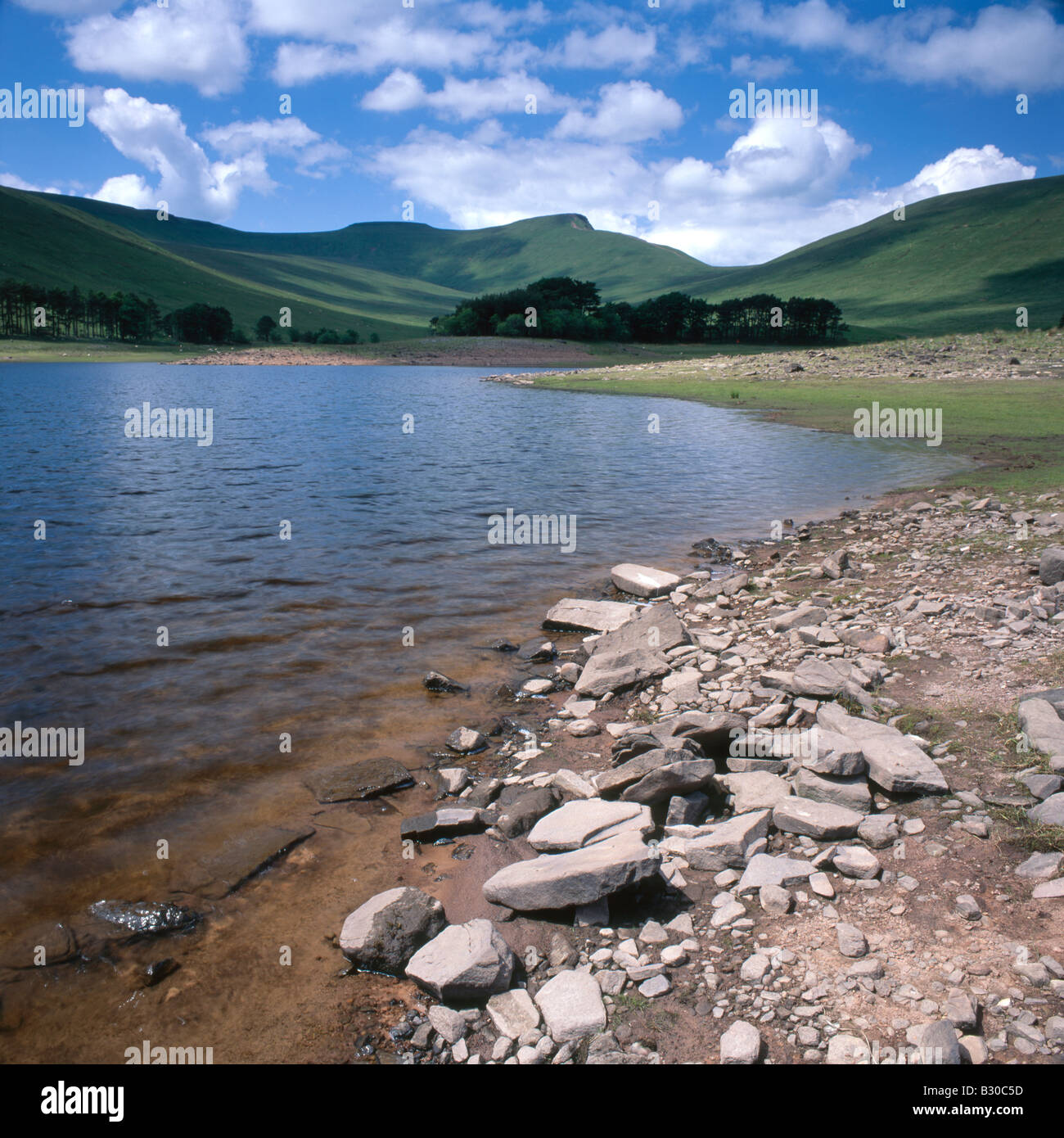 Upper Neuadd Reservoir, Brecon Beacons National Park, Wales, UK Stock Photo Alamy