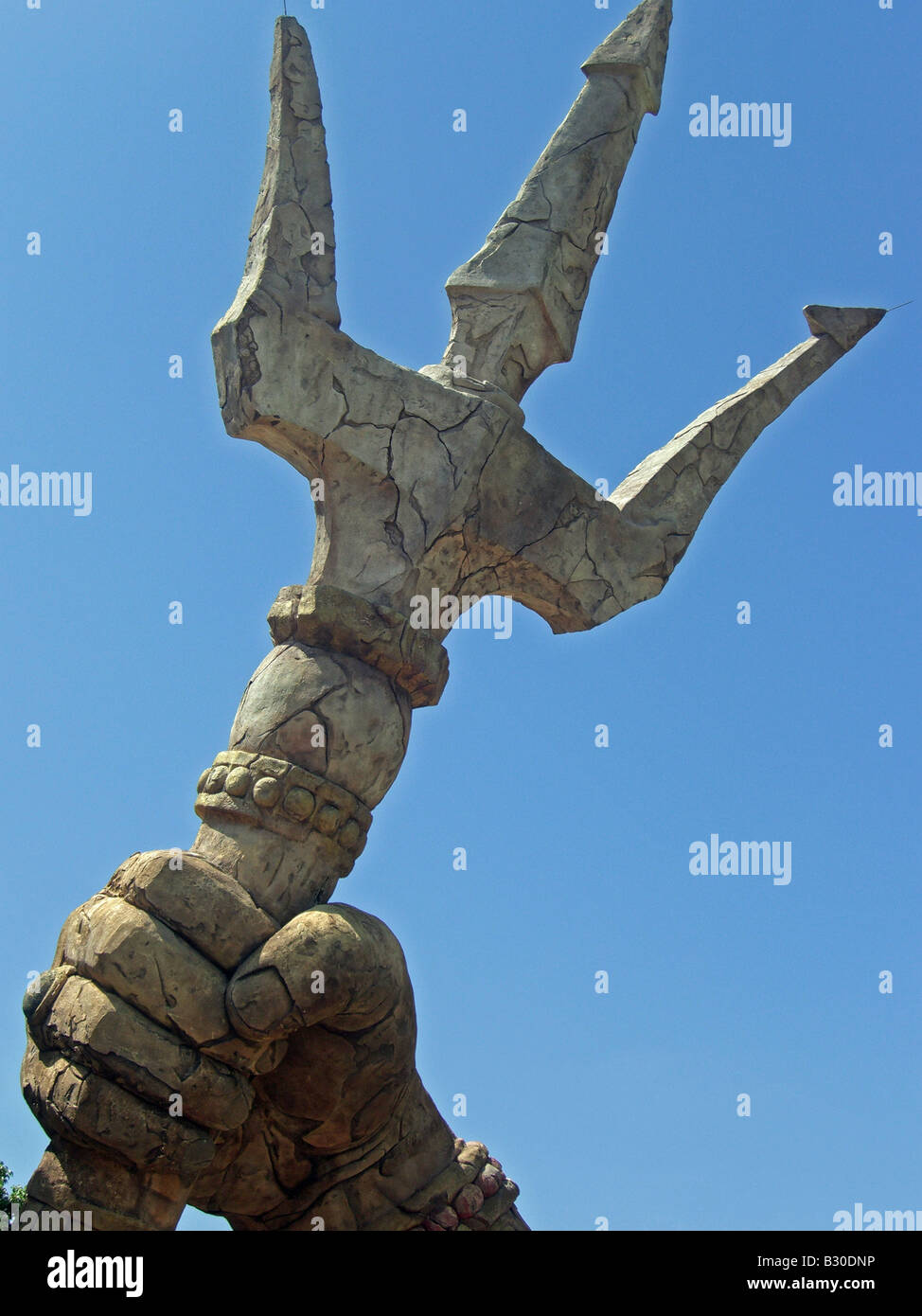 Universal Poseidon's trident - Stock Image
