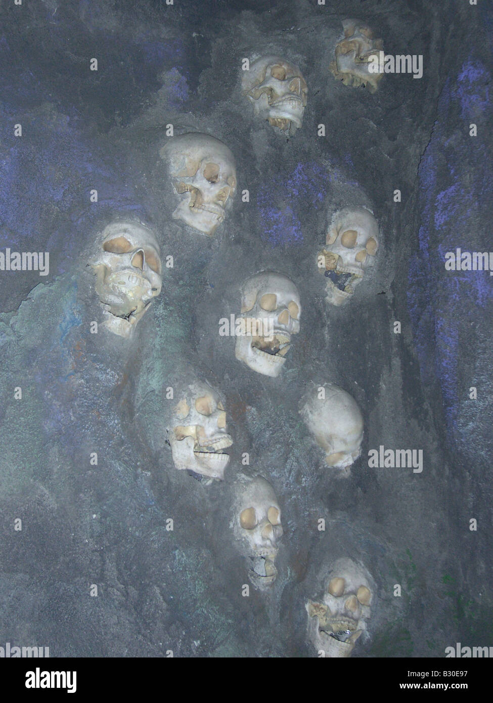 Universal Castle skulls - Stock Image