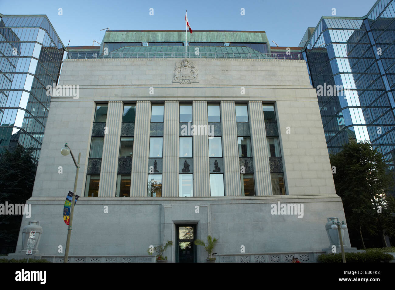 The Bank of Canada, Ottawa, Canada Stock Photo