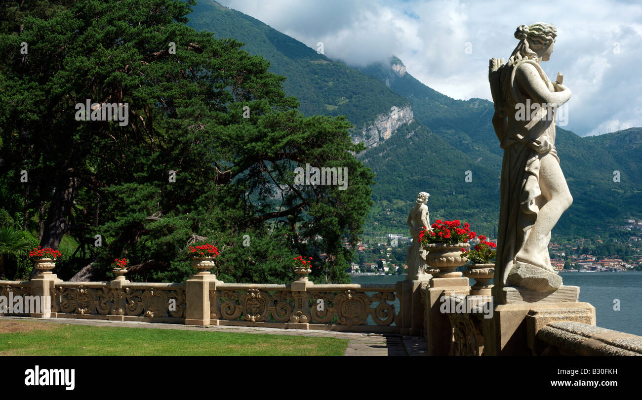 Villa del Balbianello, Lake Como, Italy Stock Photo