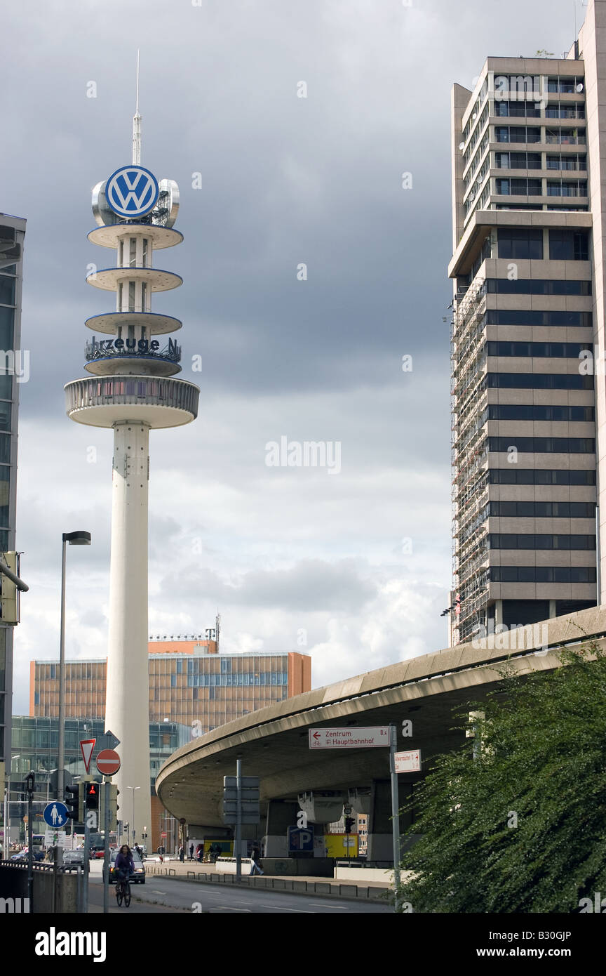 VW Tower in Hanover Stock Photo Alamy
