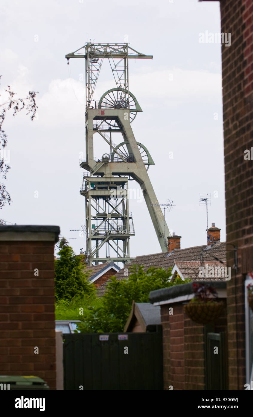 Clipstone colliery in the process of being demolished at Clipstone