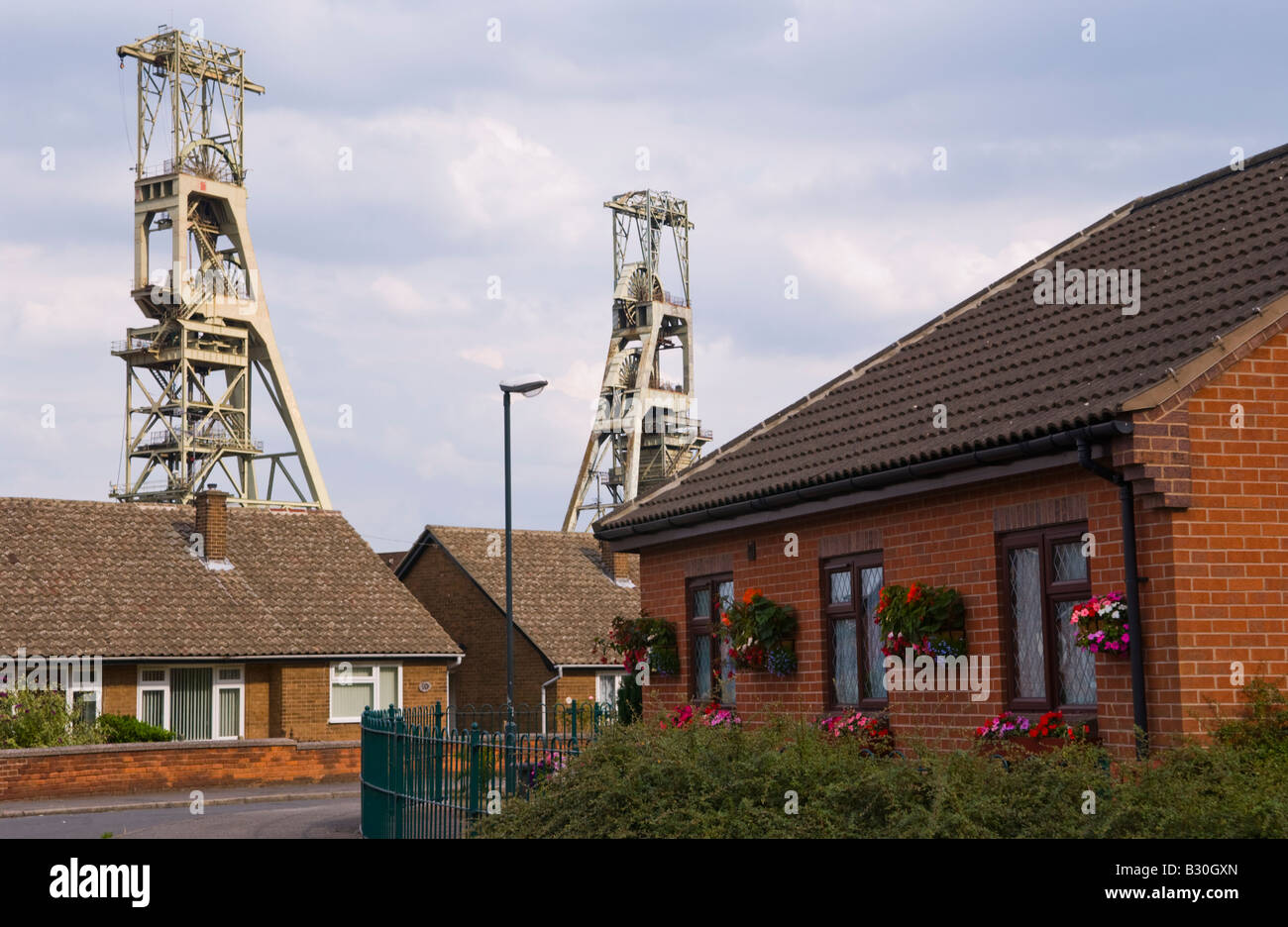 Clipstone colliery in the process of being demolished at Clipstone