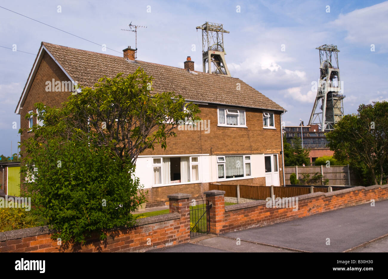 Clipstone colliery in the process of being demolished at Clipstone
