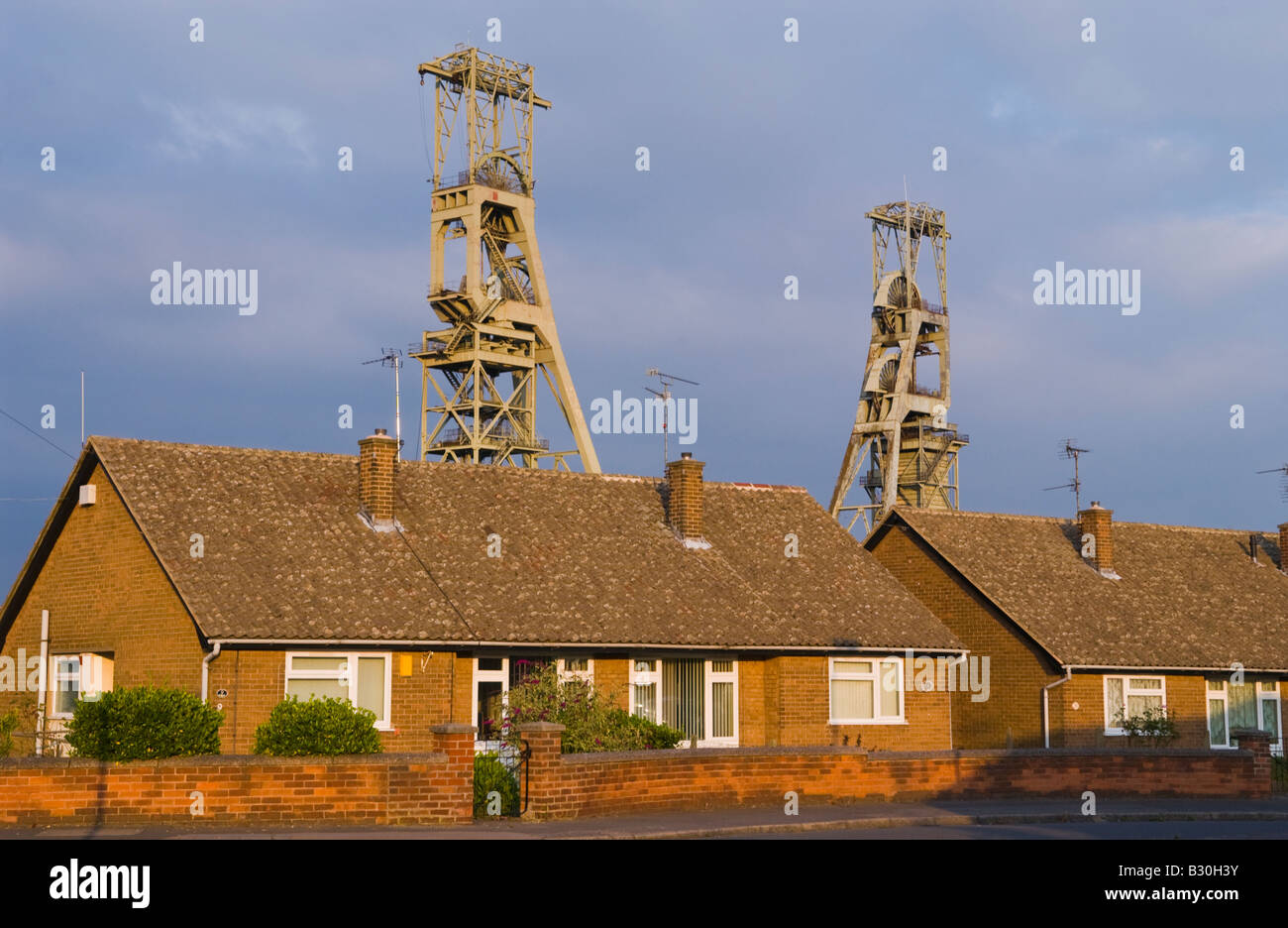 Clipstone colliery in the process of being demolished at Clipstone