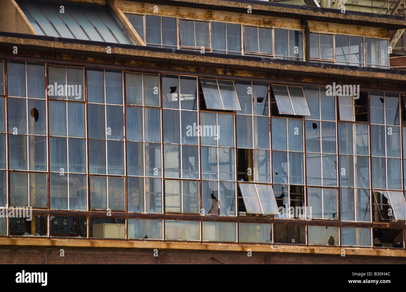 Clipstone colliery in the process of being demolished at Clipstone