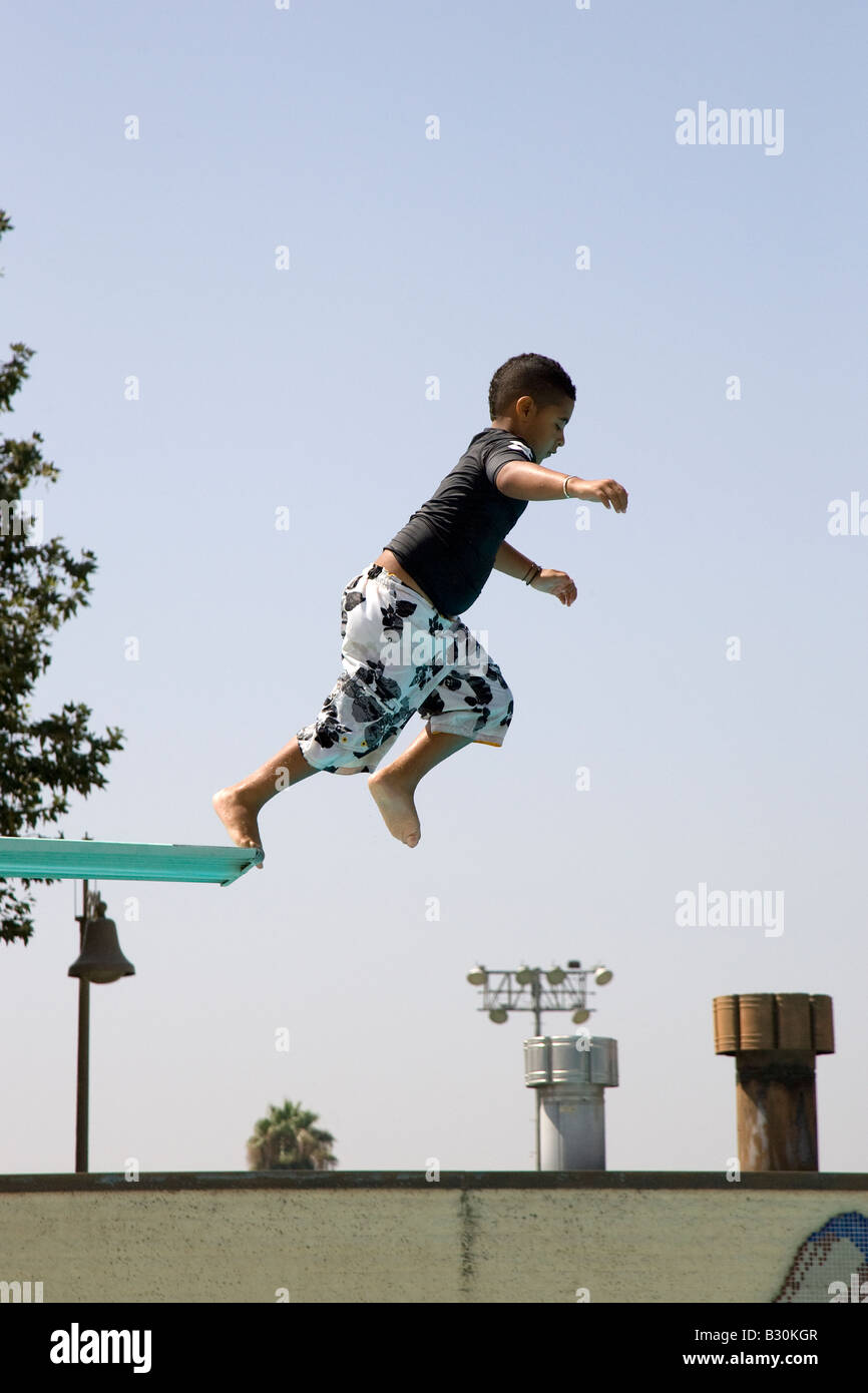 Diving Off A High Diving Board