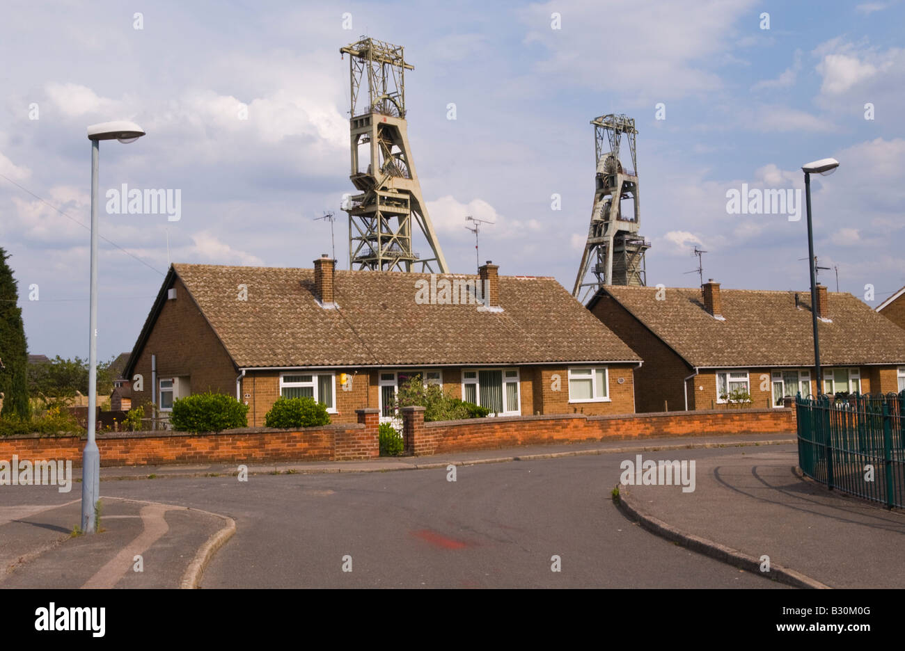 Clipstone colliery in the process of being demolished at Clipstone
