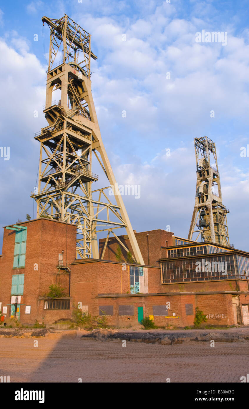 Clipstone colliery in the process of being demolished at Clipstone