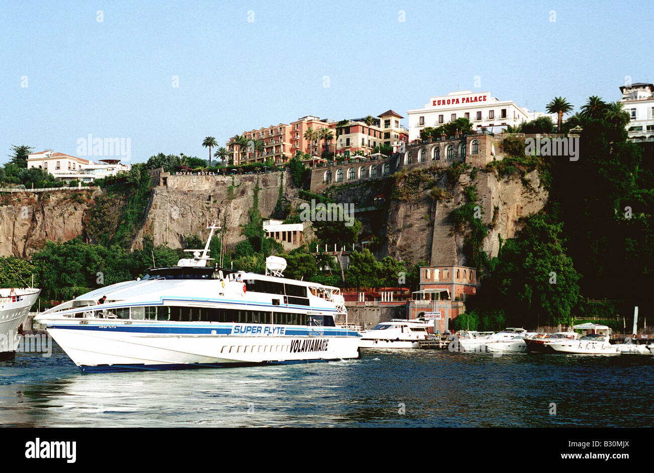 The Bay In Sorrento, Italy Stock Photo - Alamy