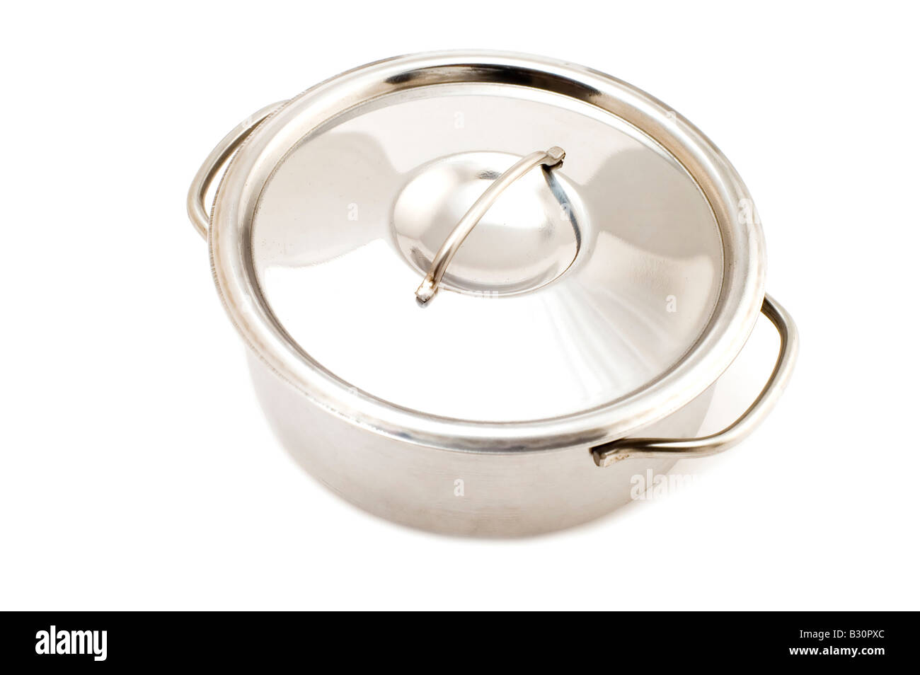 object on white kitchen utensil pan Stock Photo - Alamy