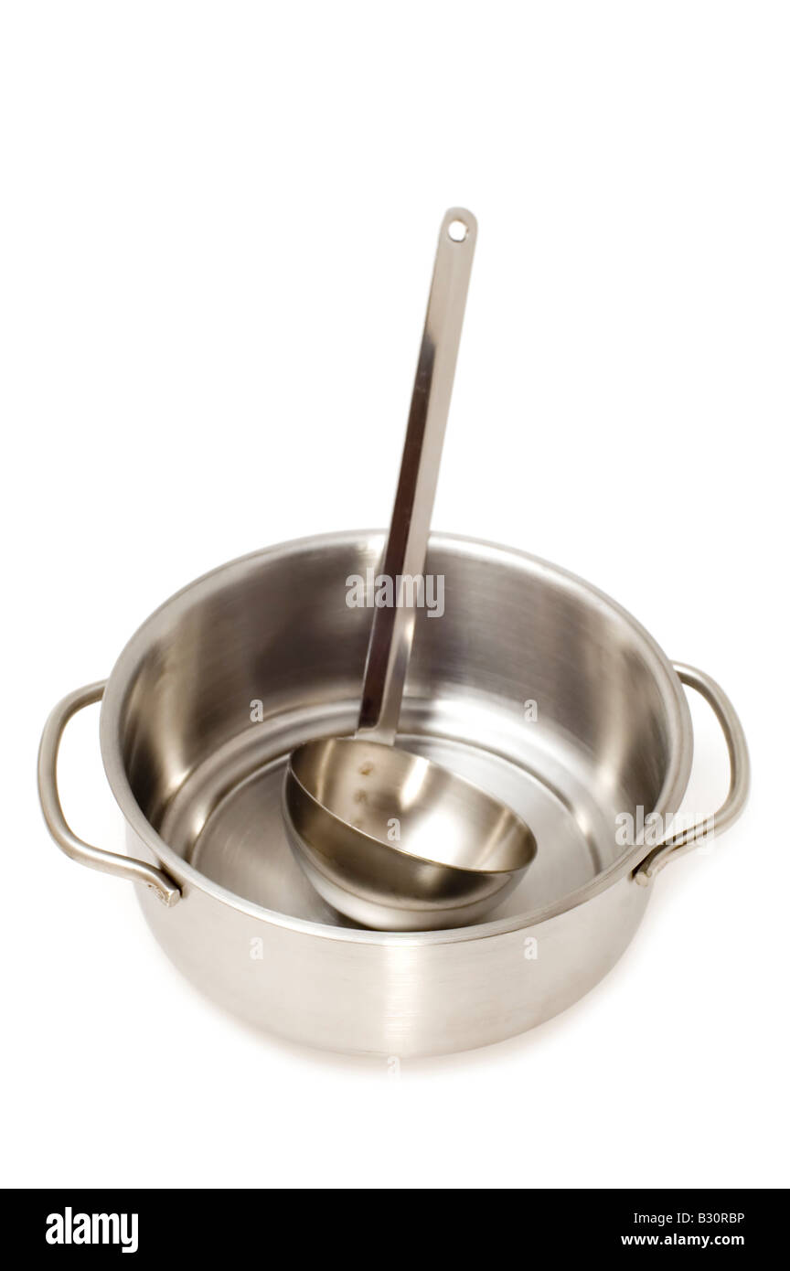 object on white kitchen utensil pan Stock Photo - Alamy