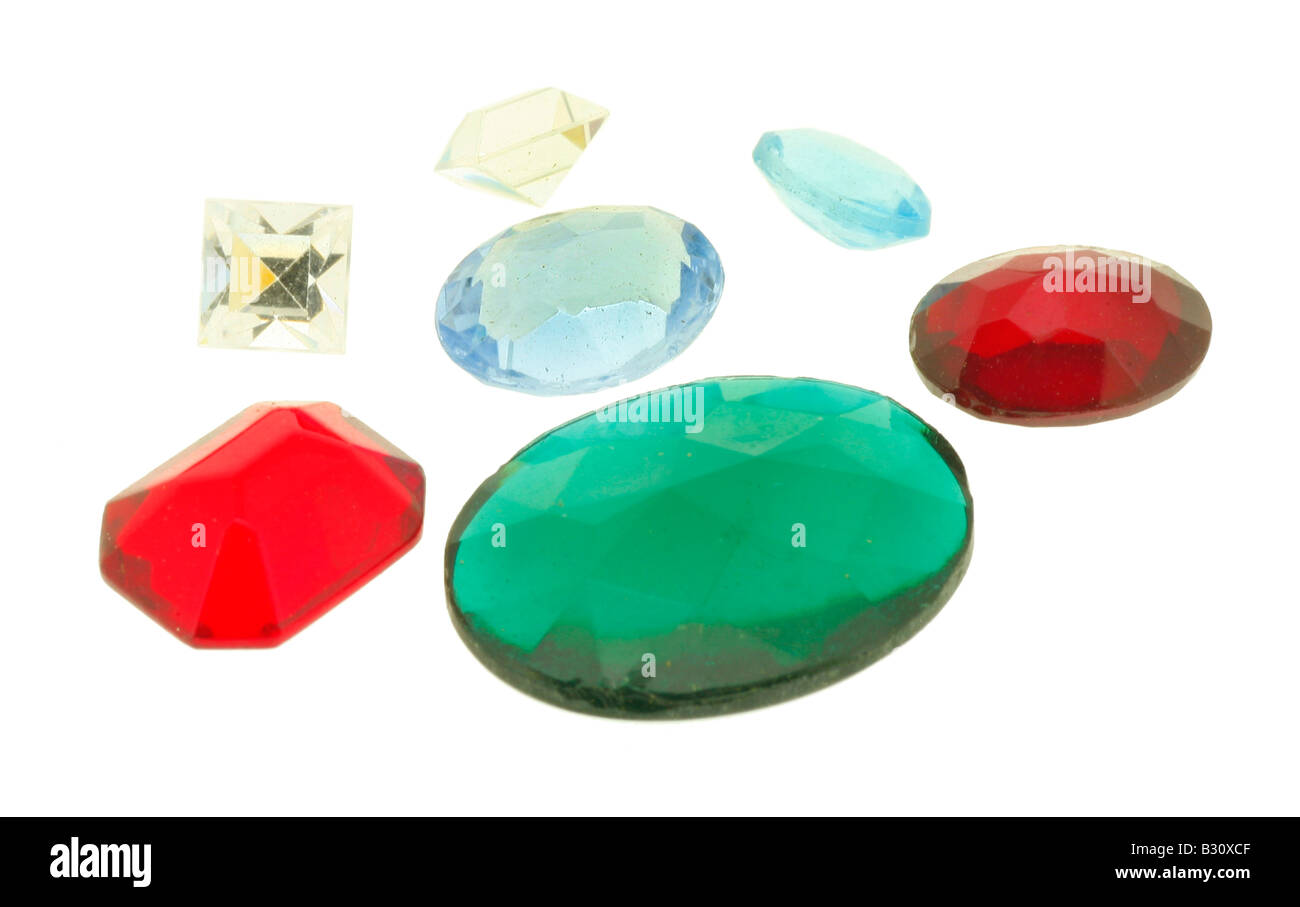 jewels and semiprecious stones Stock Photo Alamy