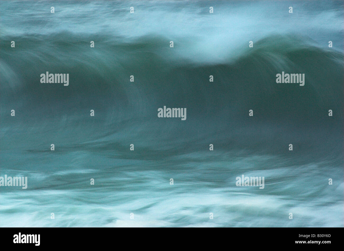A wave breaking Stock Photo
