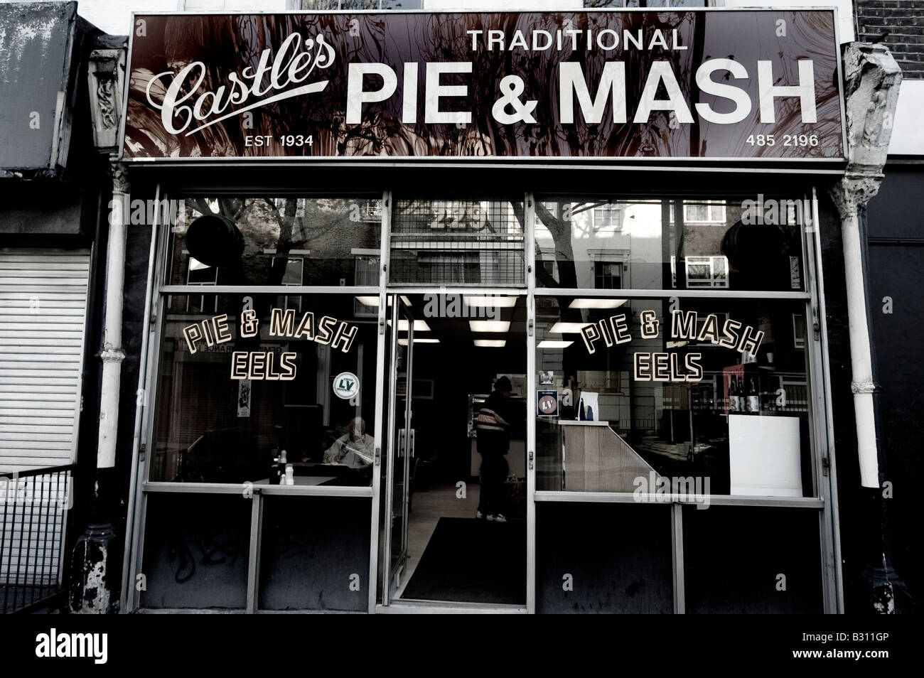Pie and Mash shop, Camden, London Stock Photo Alamy