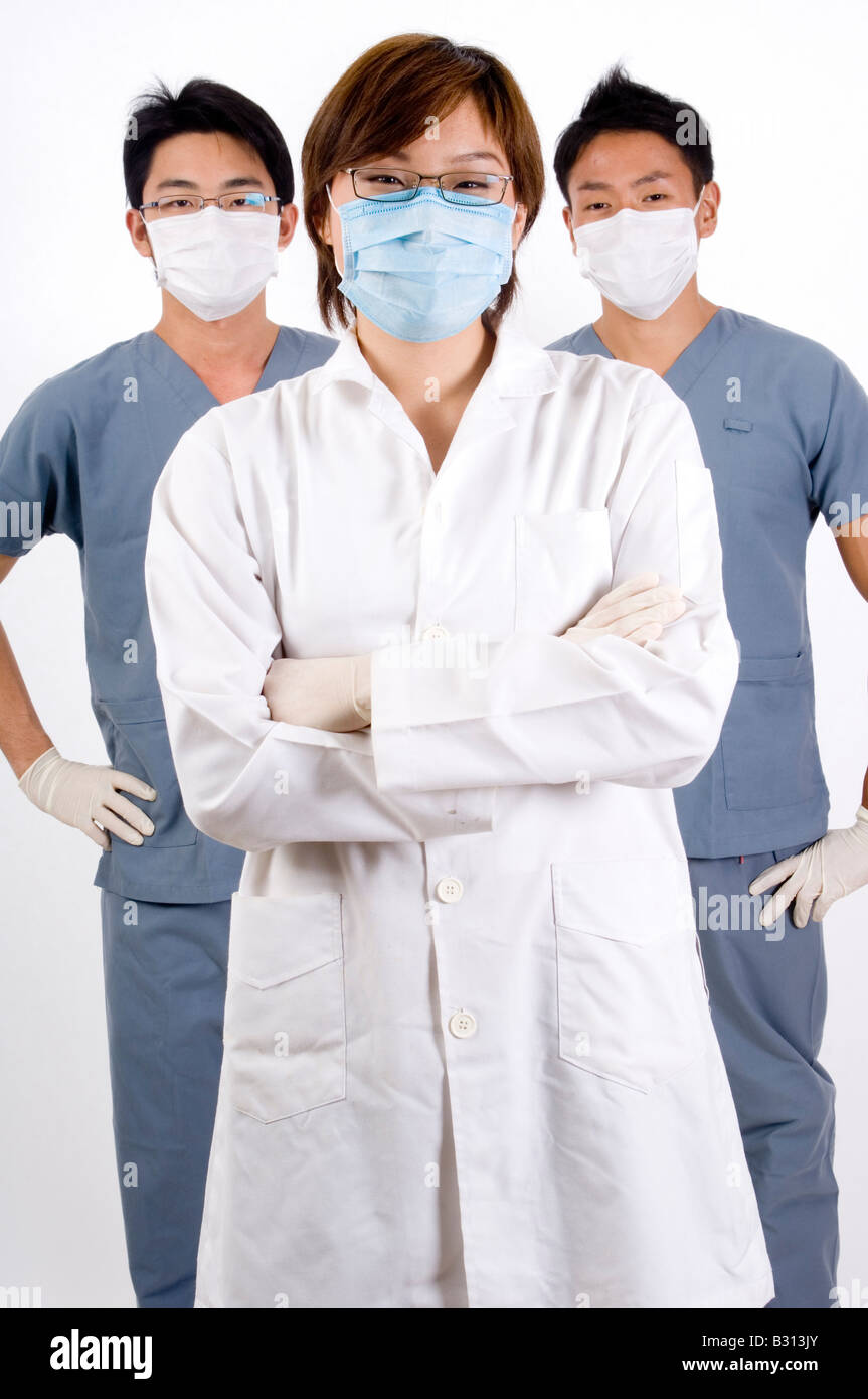 Woman in blue medical scrubs hi-res stock photography and images - Alamy