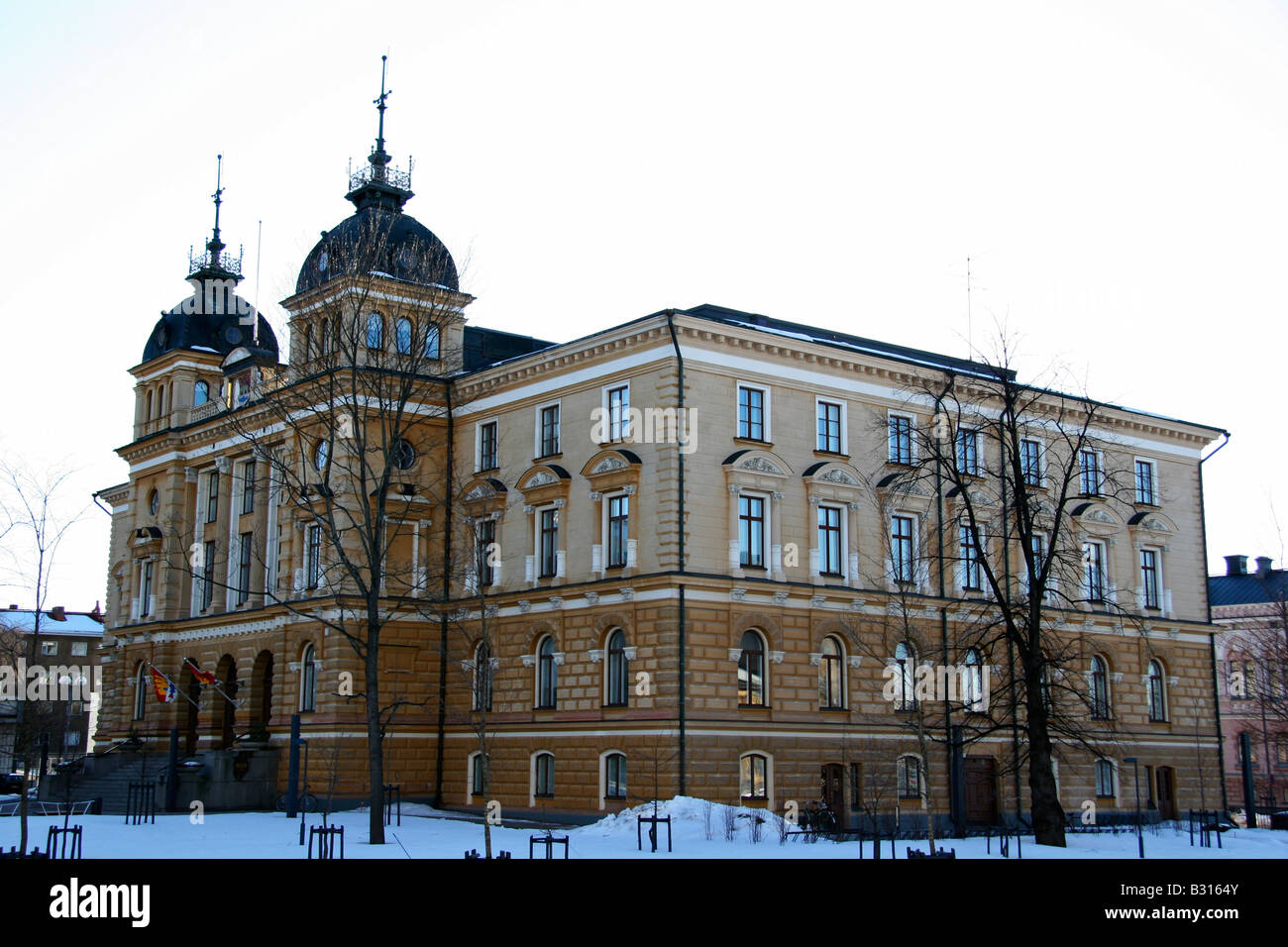 The Oulu city hall or Oulun kaupungintalo in Suomi. Stock Photo