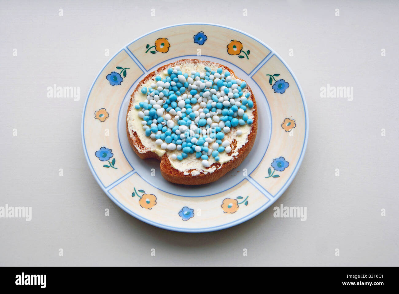 Dutch biscuit with anise candy at birth celebration, Netherlands Stock  Photo - Alamy, image size:1300x956