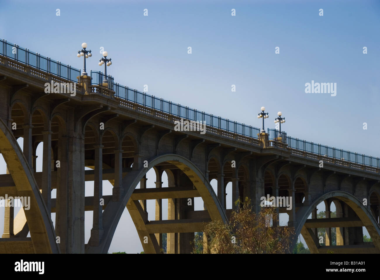 Trestle bridge Stock Photo