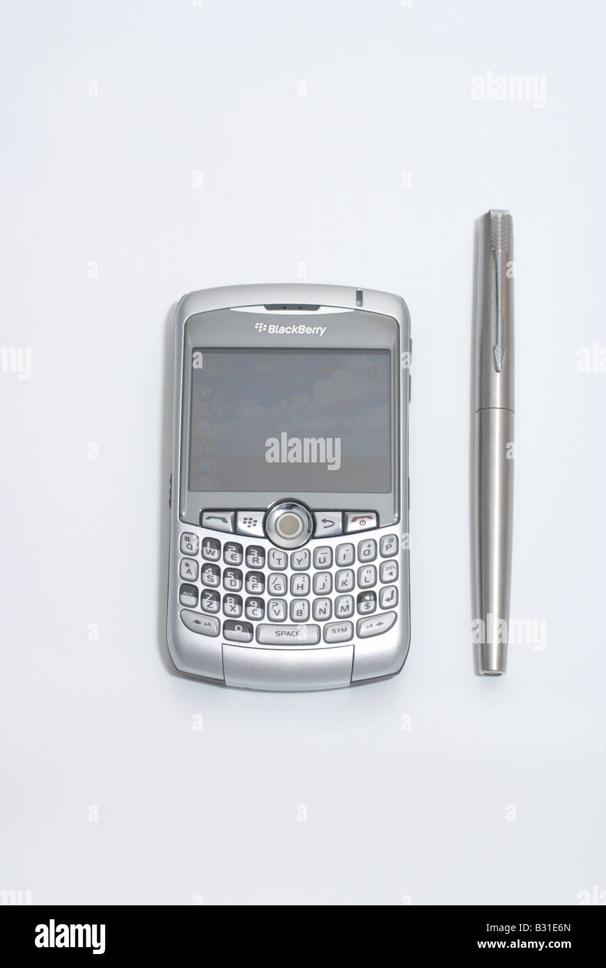The tools of the trade for the modern business person. For editorial use only due to visibility of the Blackberry logo / design. Stock Photo
