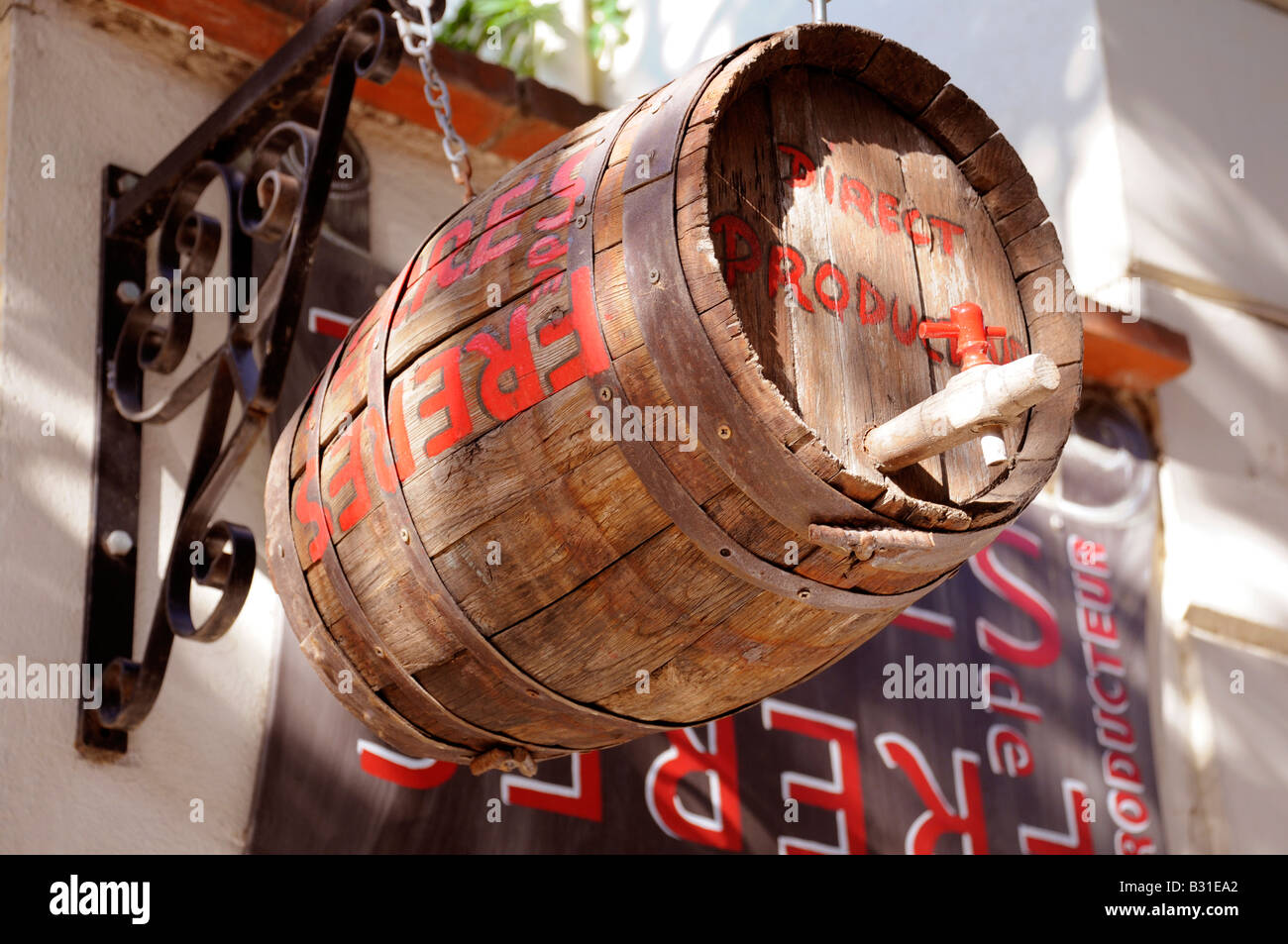 FRENCH WINE CELLAR SIGN Stock Photo Alamy