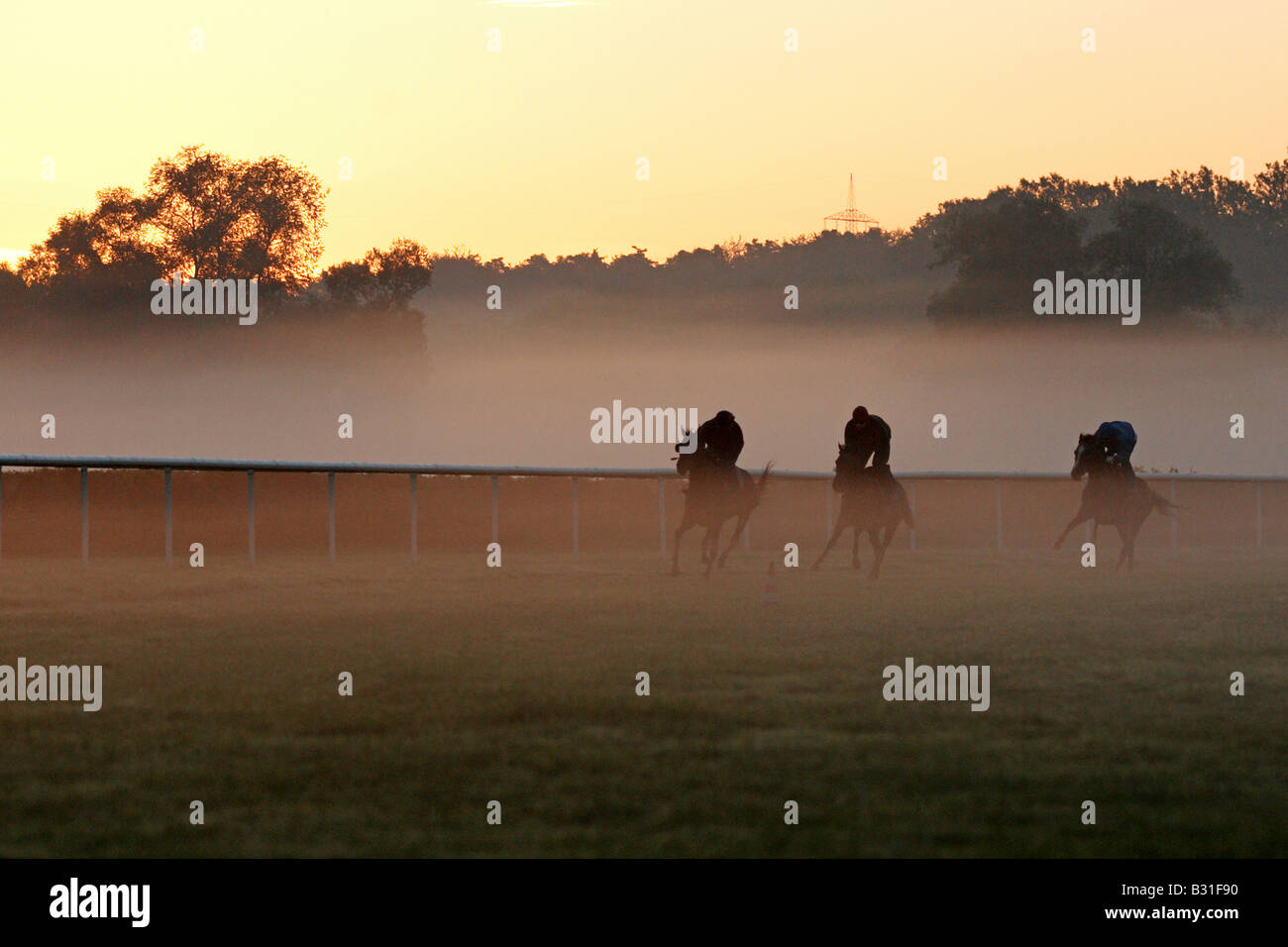 Three riders on horses hi-res stock photography and images - Alamy