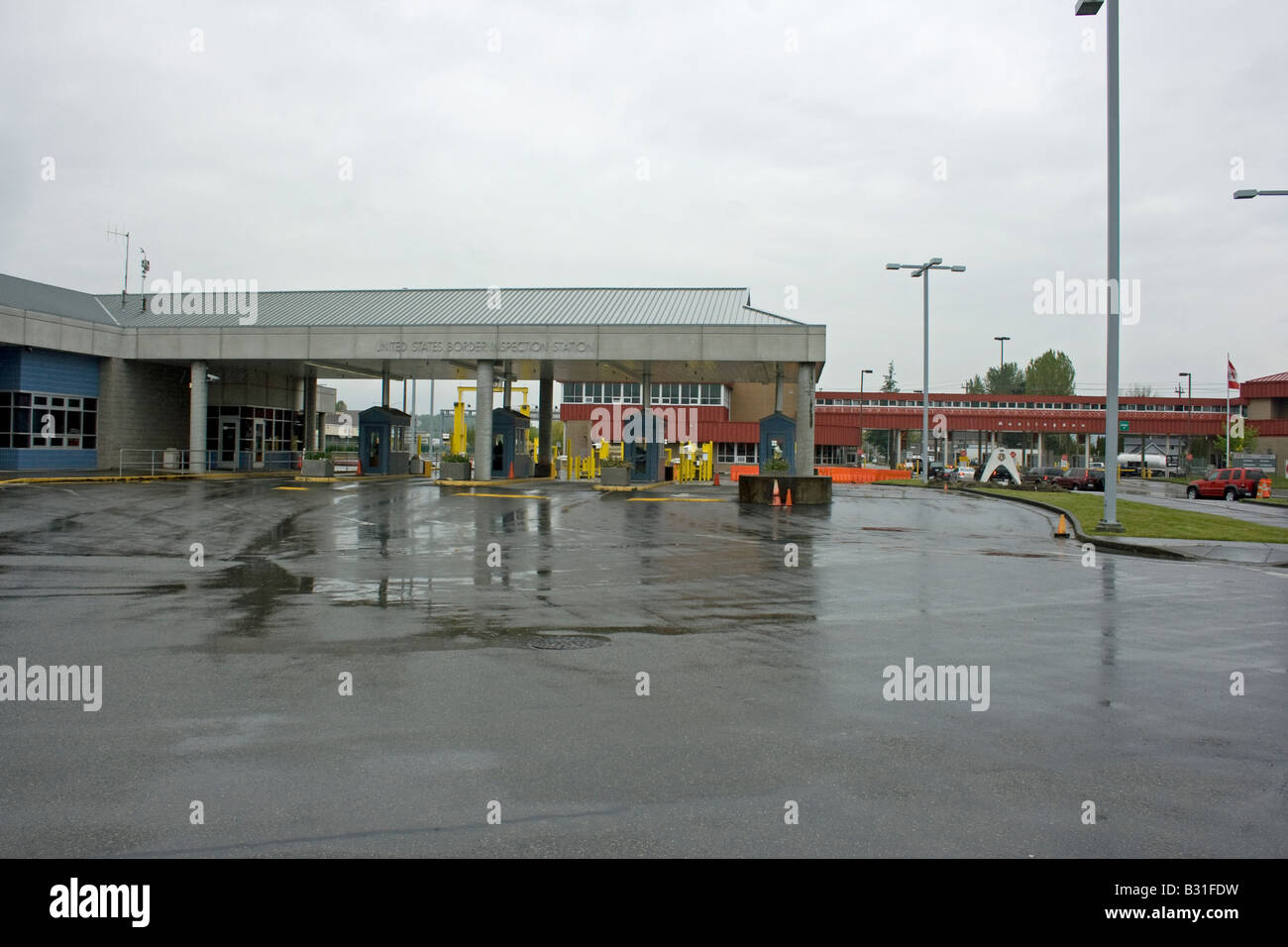 Port Of Entry Sumas Washington Stock Photo Alamy
