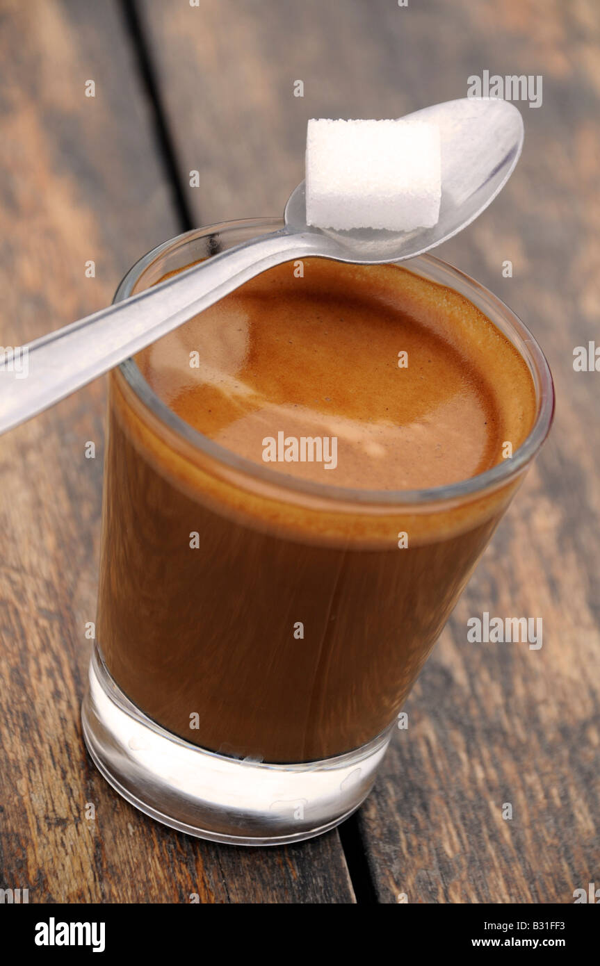 ESPRESSO MACCHIATO COFFEE Stock Photo - Alamy