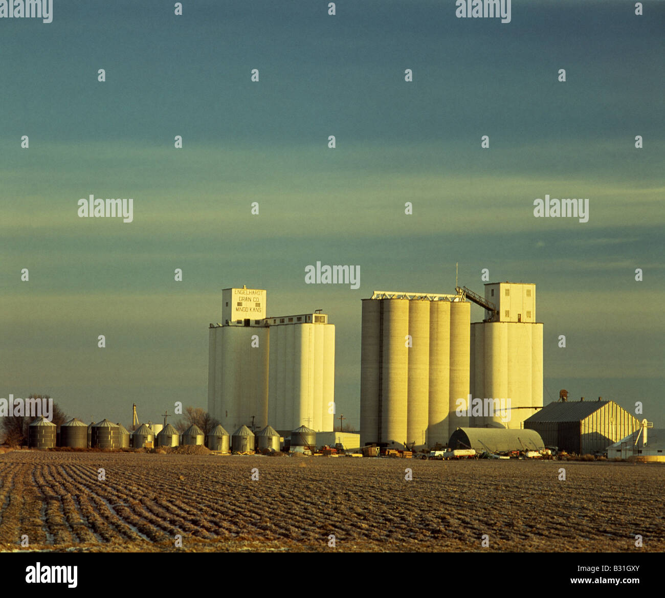 GRAIN ELEVATORS TEXAS Stock Photo Alamy