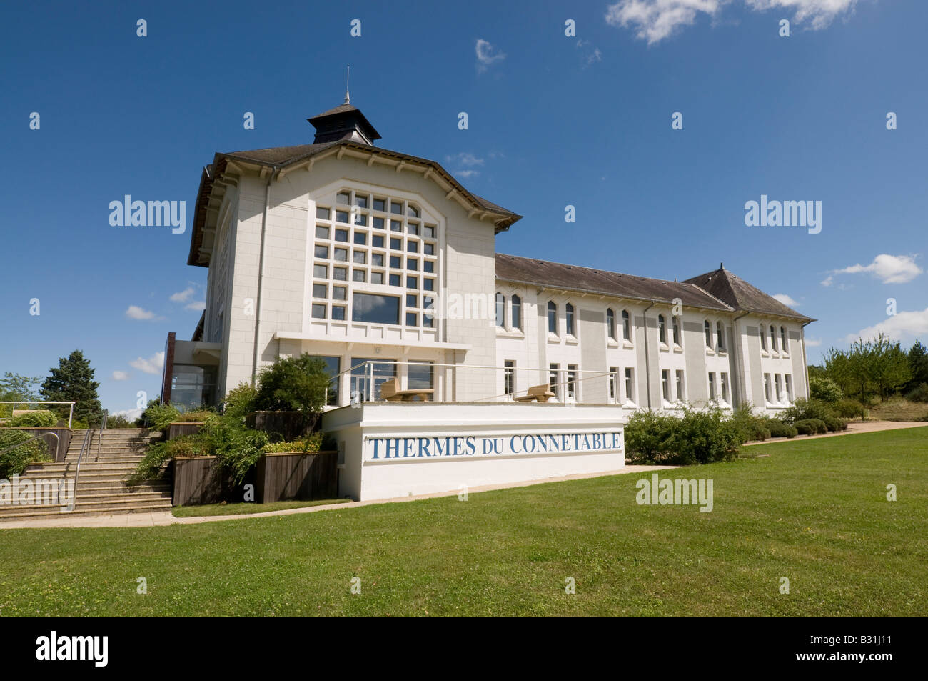 Thermes du Connetable health spa, La Roche Posay, Vienne, France. Stock Photo