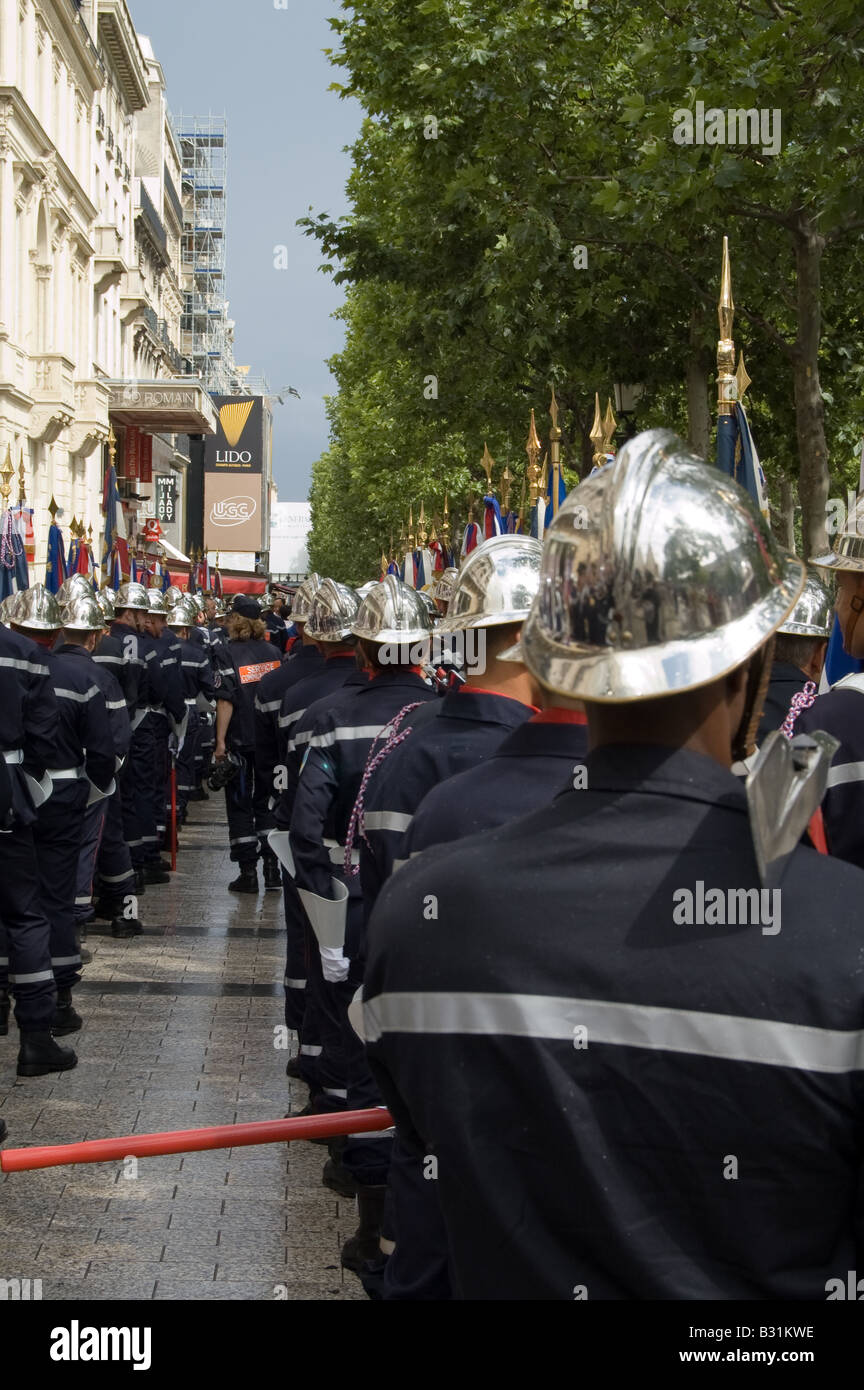French Fireman Stock Photo