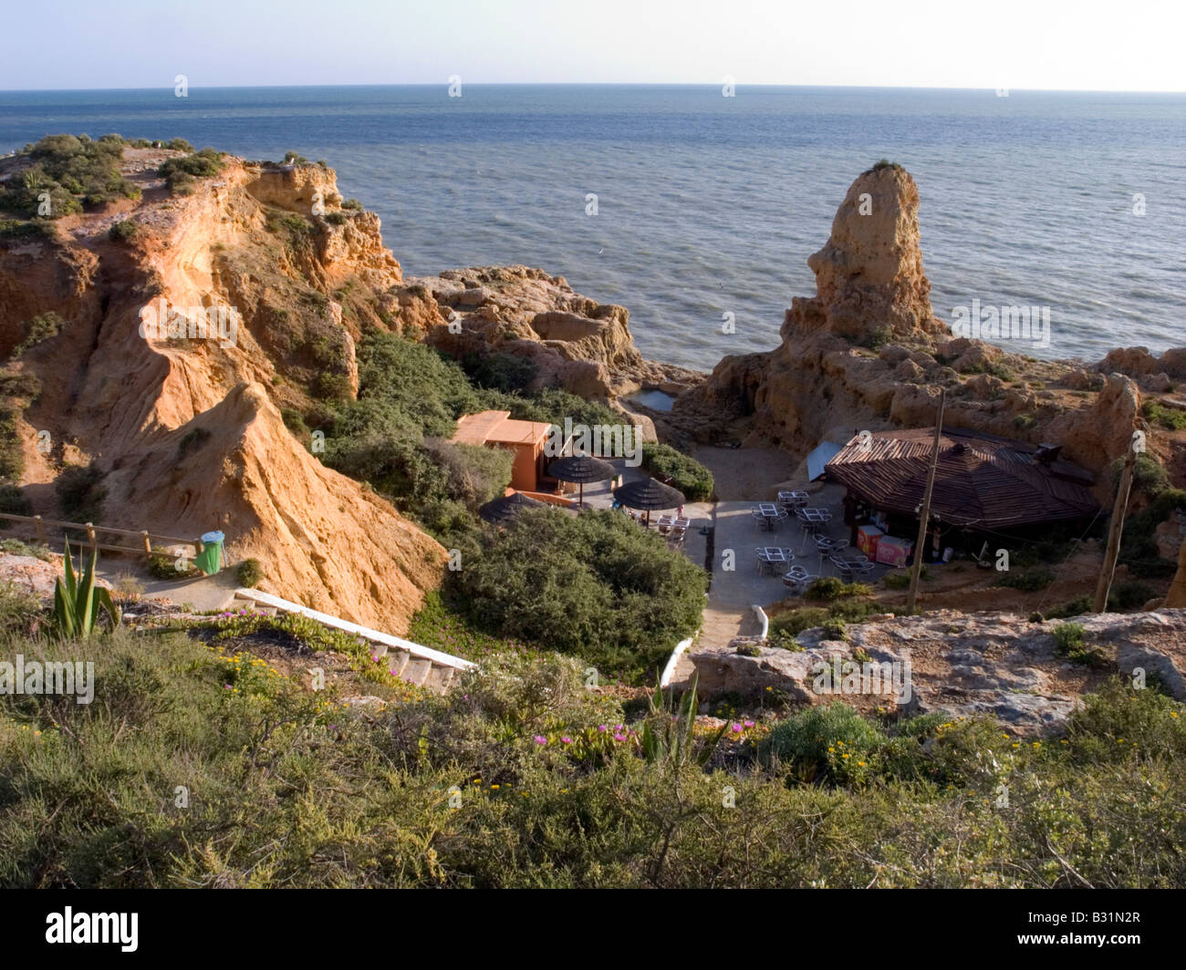 Algar Seco near Carvoeiro Algarve Portugal Stock Photo