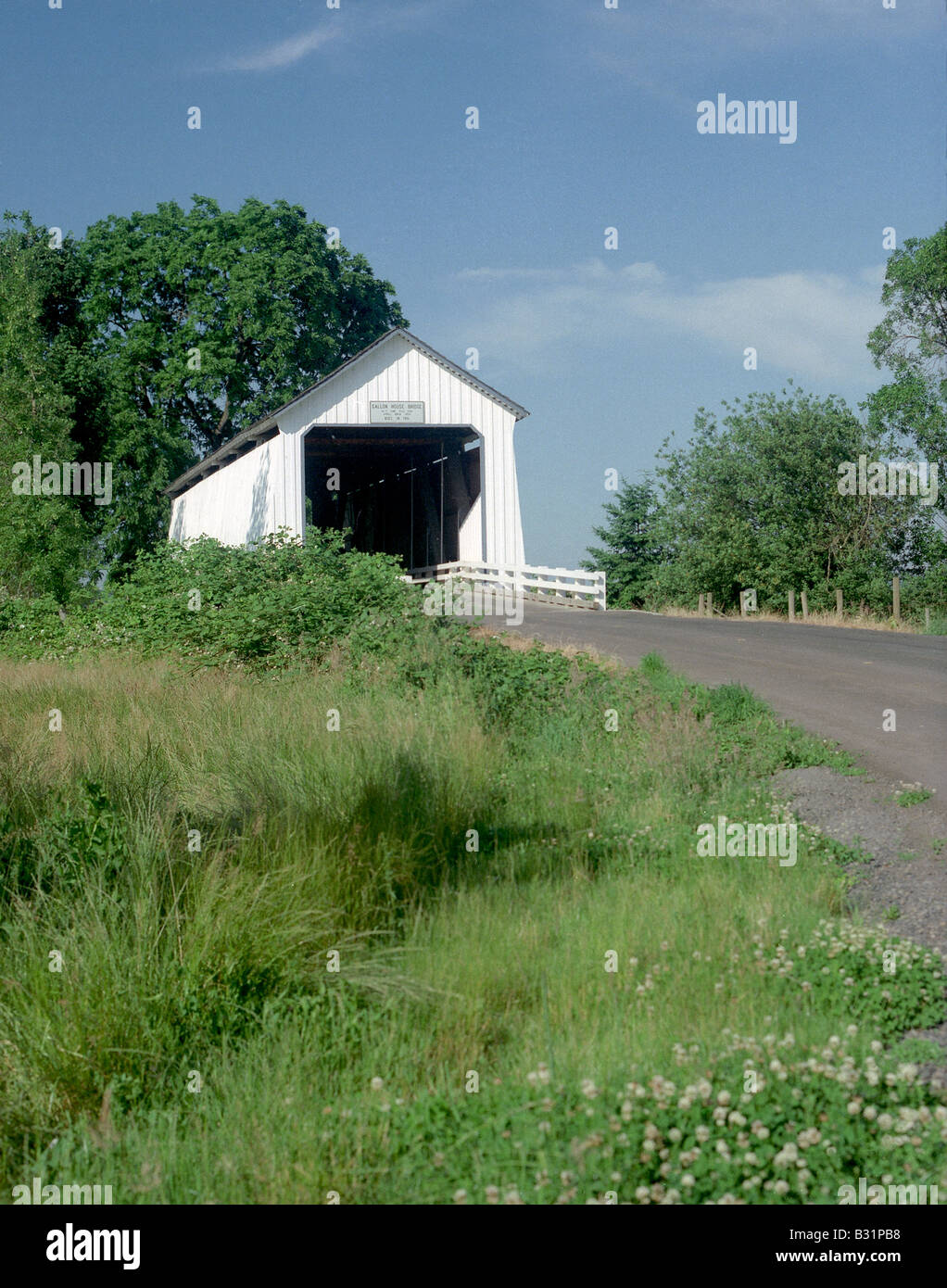 Gallon House Covered Bridge Lane County Oregon USA Rattlesnake Road