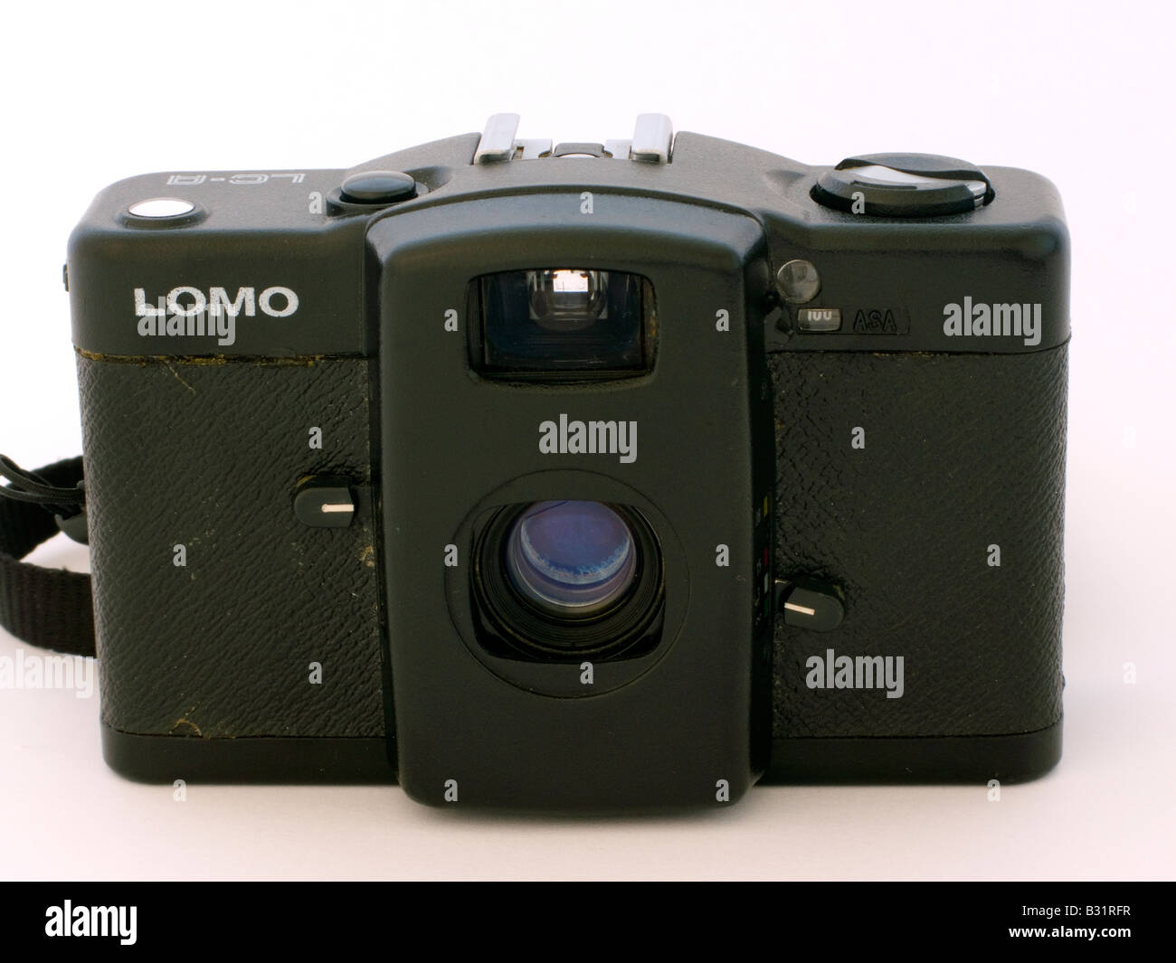Used old LOMO Compact LCA 35mm film camera Stock Photo