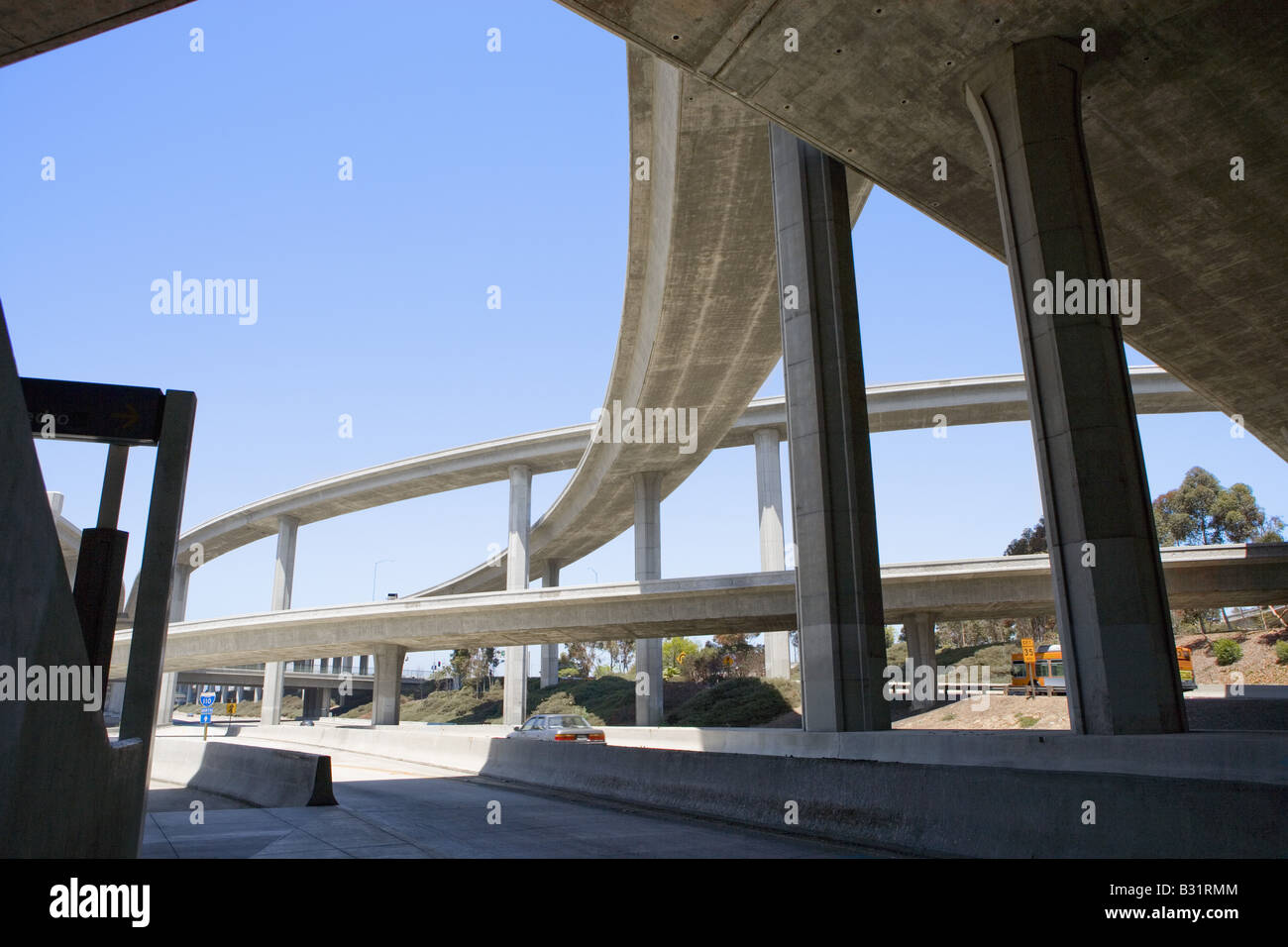 Elevated Interchanges Elevated freeway hi-res stock photography and images - Alamy