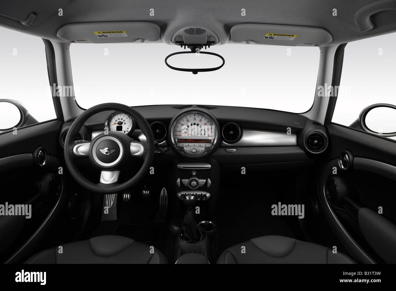 2008 Mini Cooper Clubman S in Silver Dashboard, center console, gear