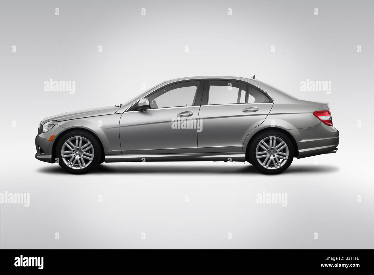 2008 Mercedes-Benz C-Class C300 in Gray - Drivers Side Profile Stock ...