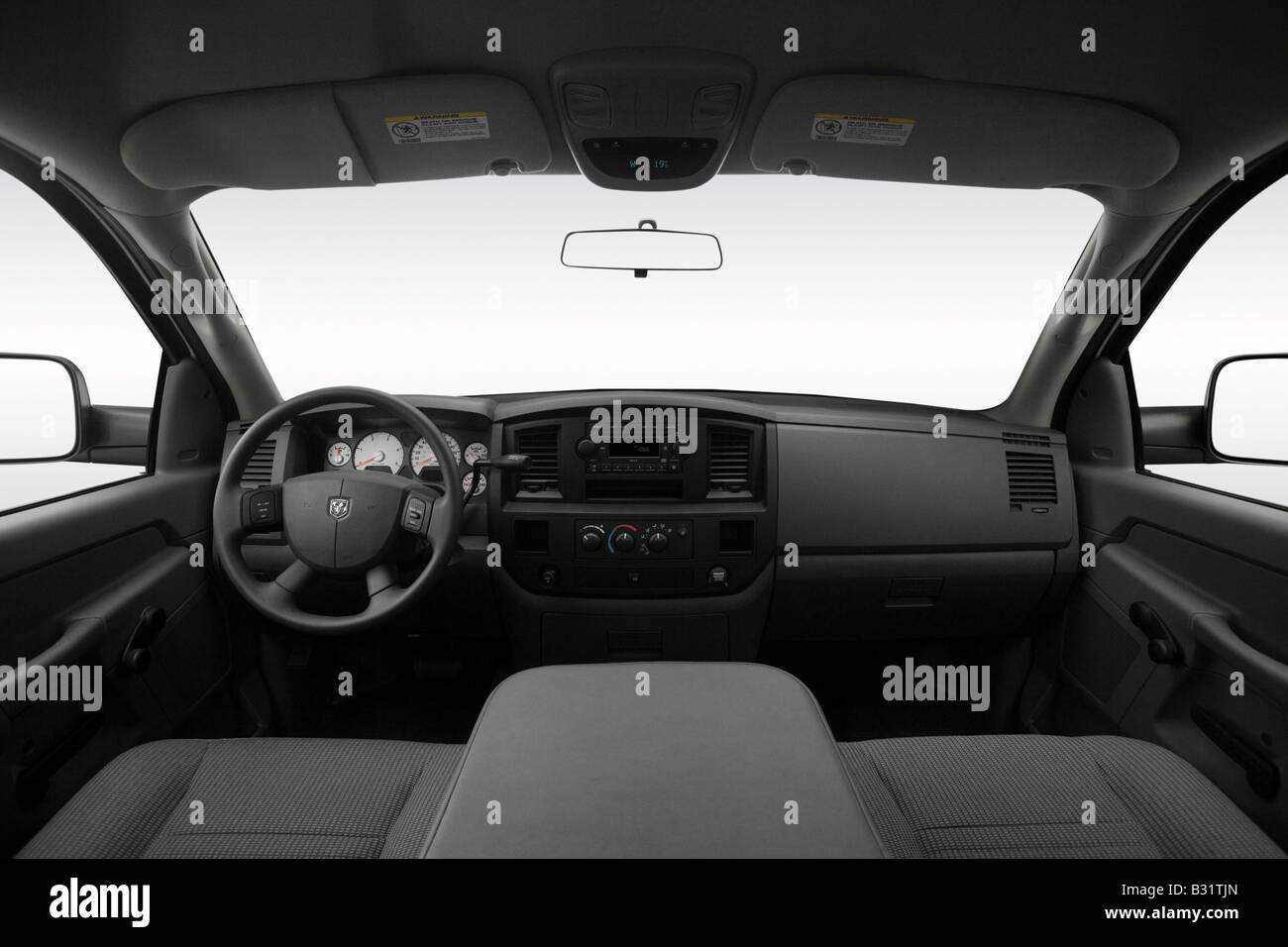 2008 Dodge Ram 3500 Chassis in White Dashboard, center console, gear