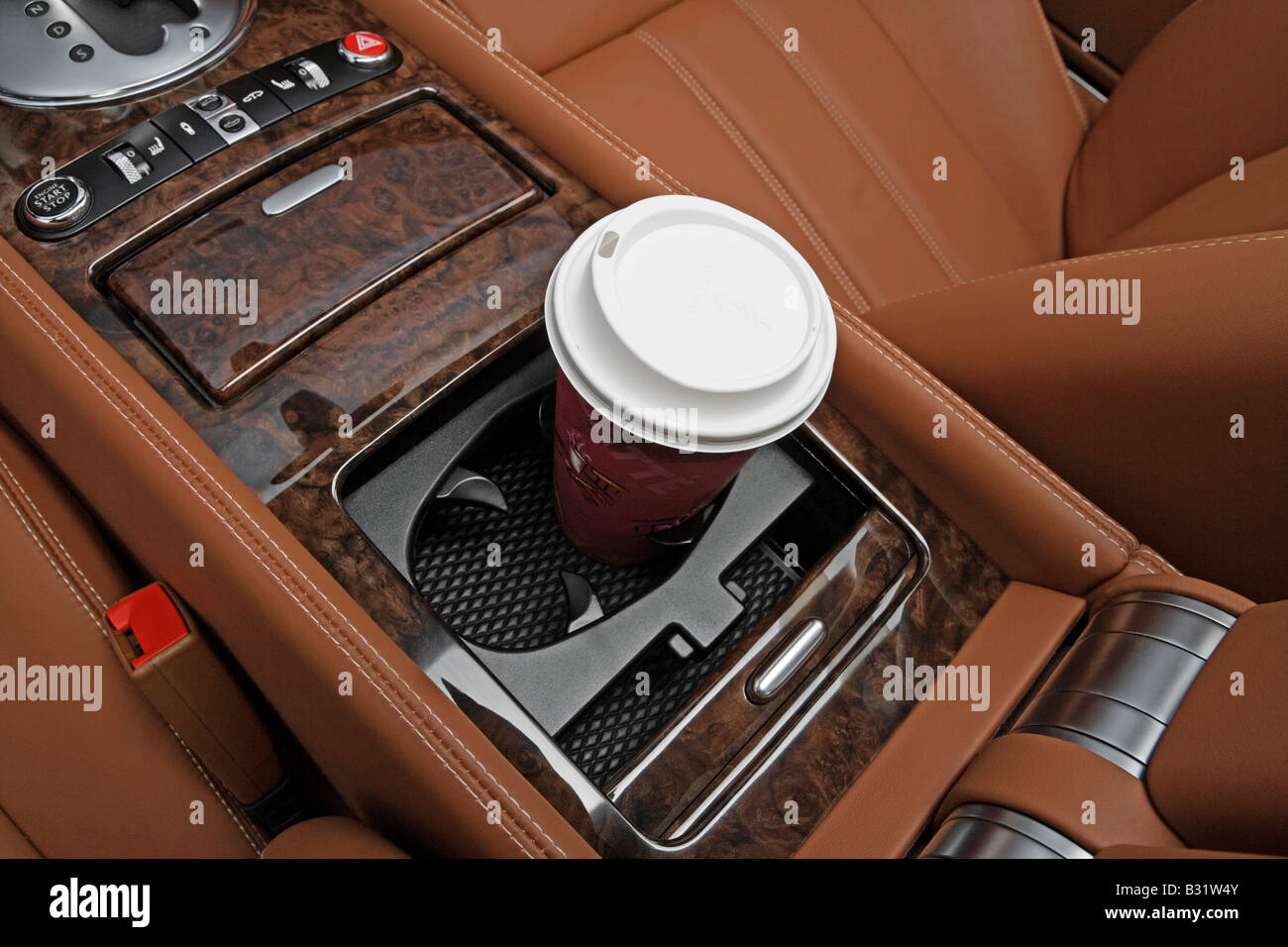 2008 Bentley Continental GTC in Blue - Cup Holder with Prop Stock Photo -  Alamy