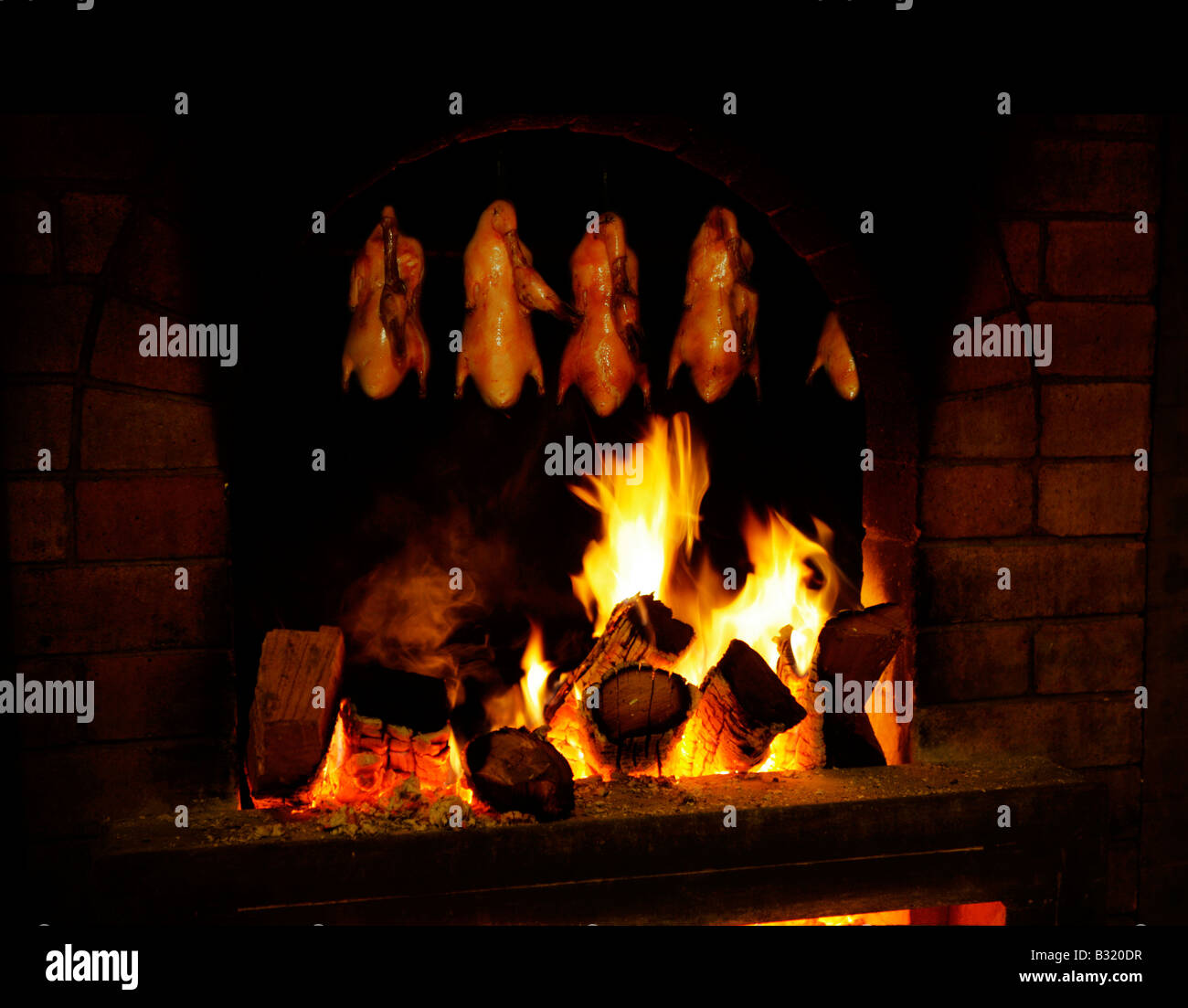 Beijing Duck In Oven Stock Photo - Alamy