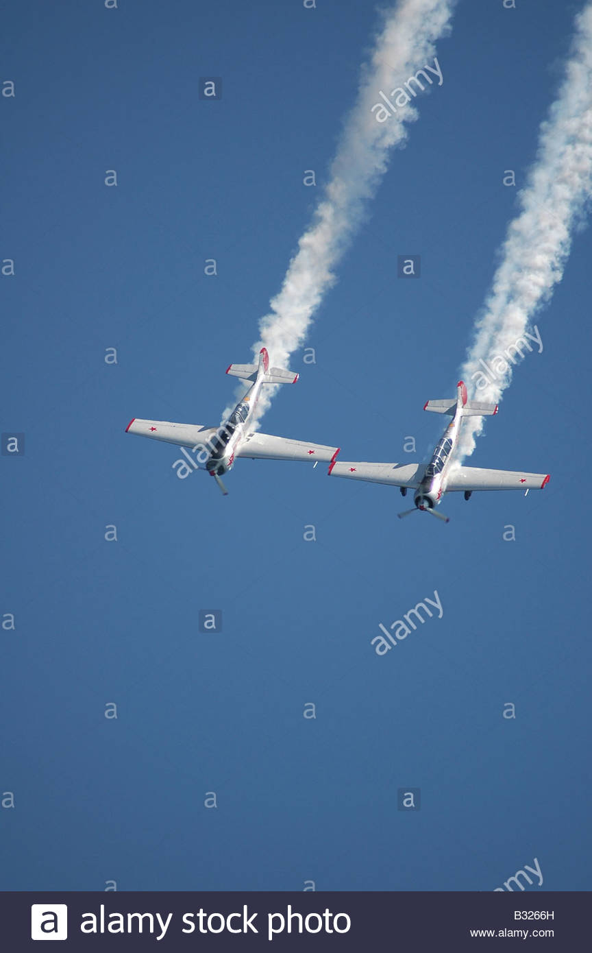 Russian Yak Aerobatic Aircraft Stock Photos & Russian Yak Aerobatic ...